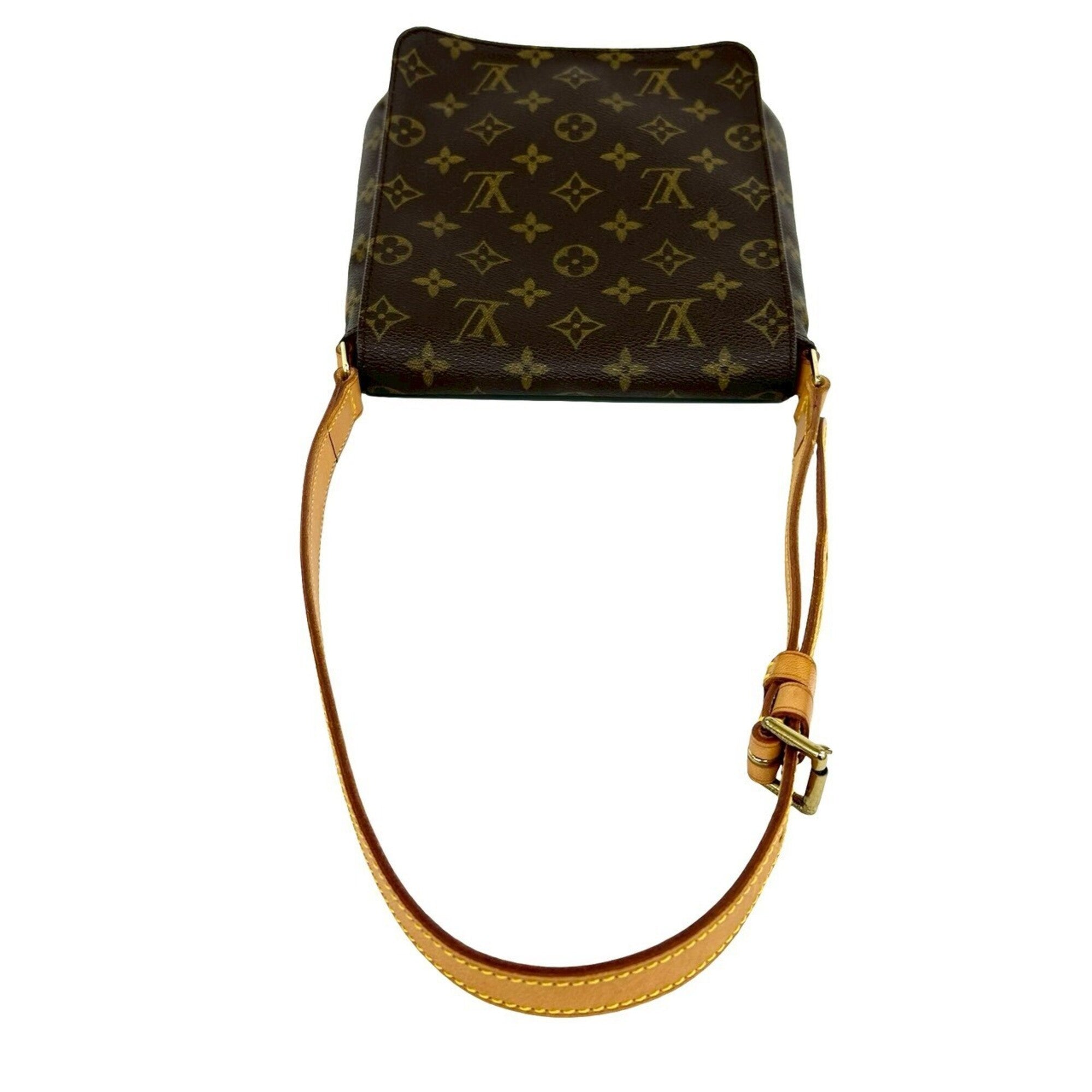 Louis Vuitton Brown Leather Pvc Shoulder Bag (Pre-Owned)