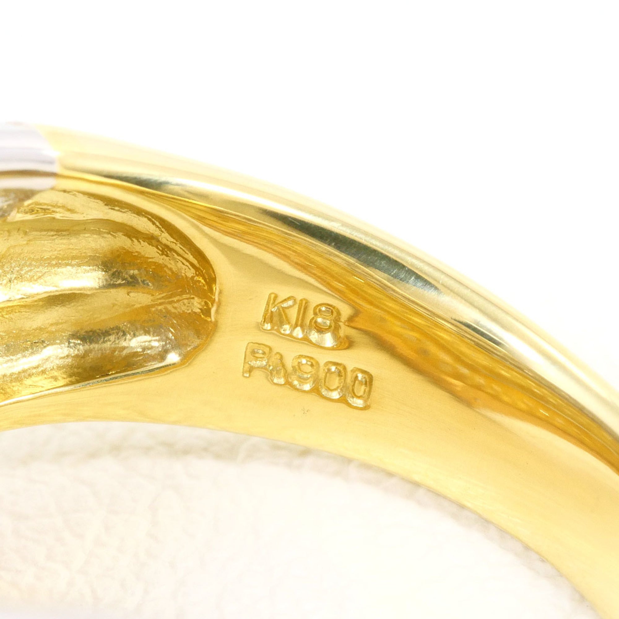 Unbranded Pink Gold Platinum Yellow Gold Yellow Gold (18K) Pink Gold (18K) Platinum 900 Band Ring (Pre-Owned)