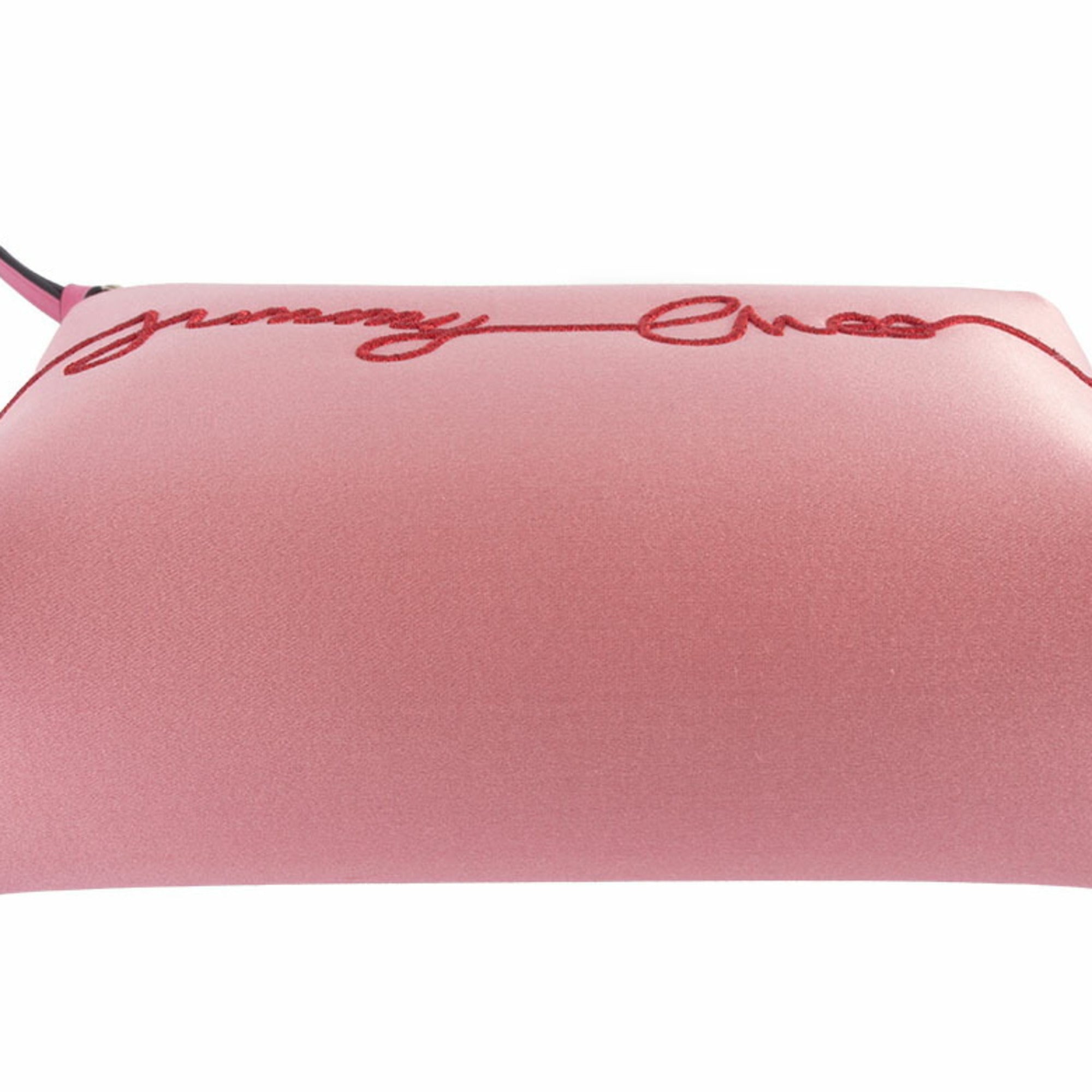 Jimmy Choo Pink Satin Pouch (Pre-Owned)