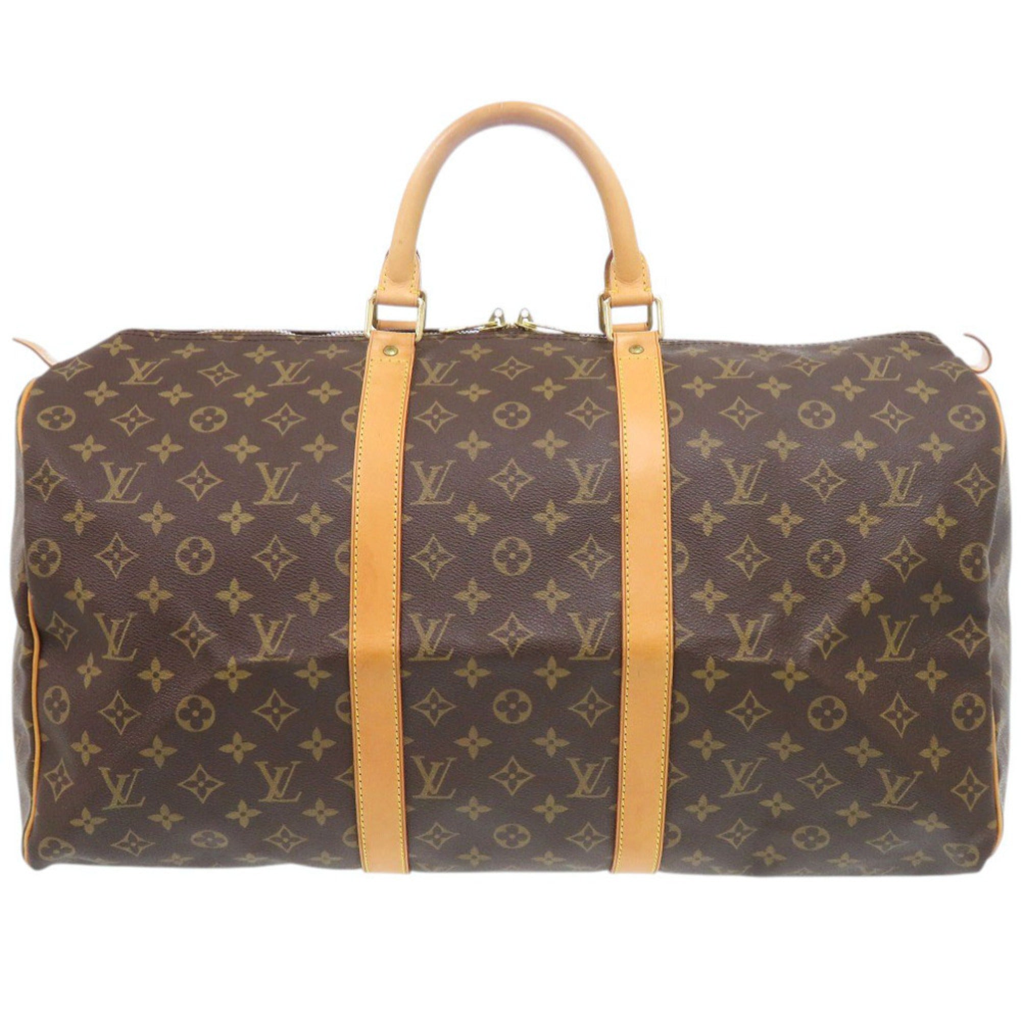 Louis Vuitton Monogram Brown Monogram Canvas Boston Bag (Pre-Owned)
