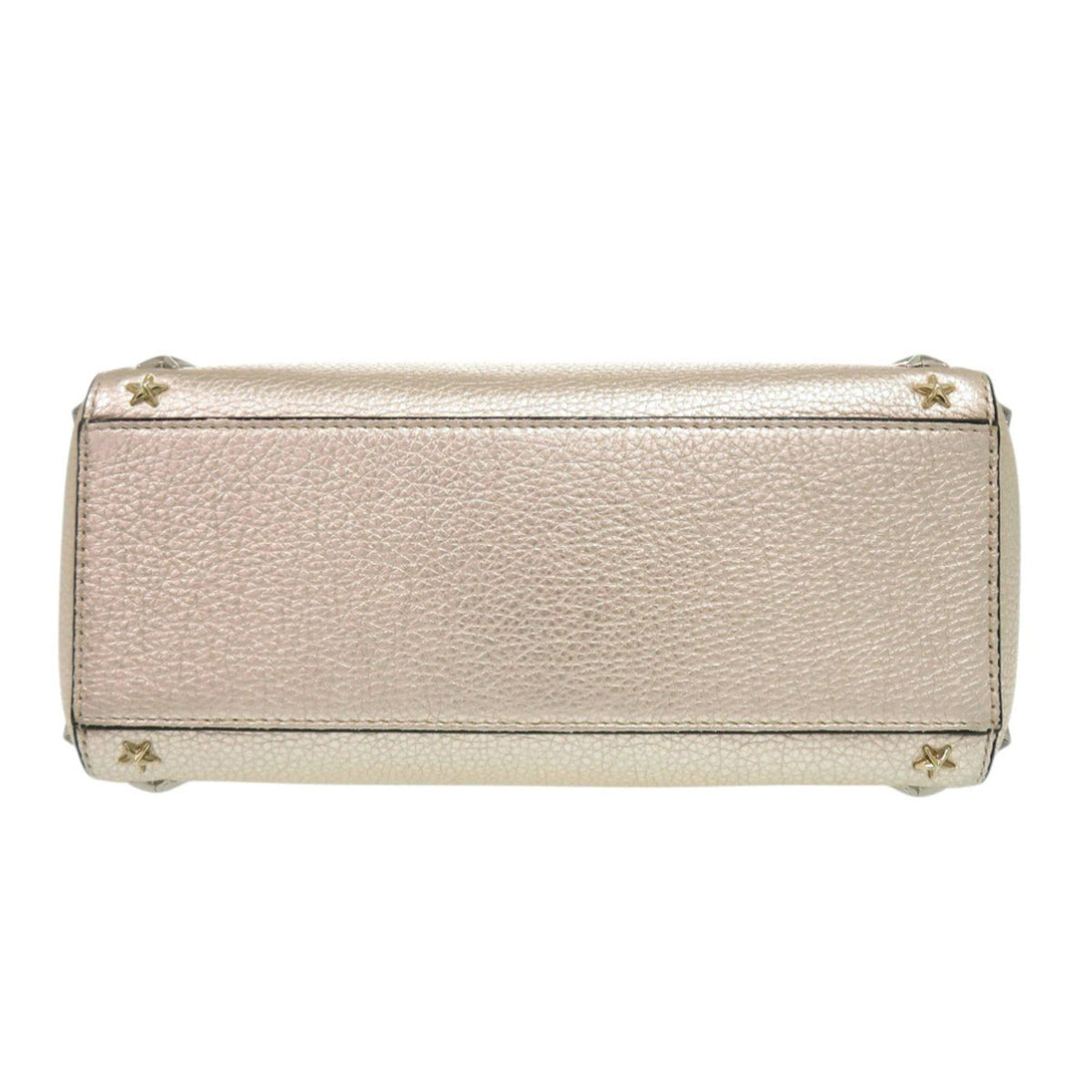 Jimmy Choo Gold Leather Handbag (Pre-Owned)