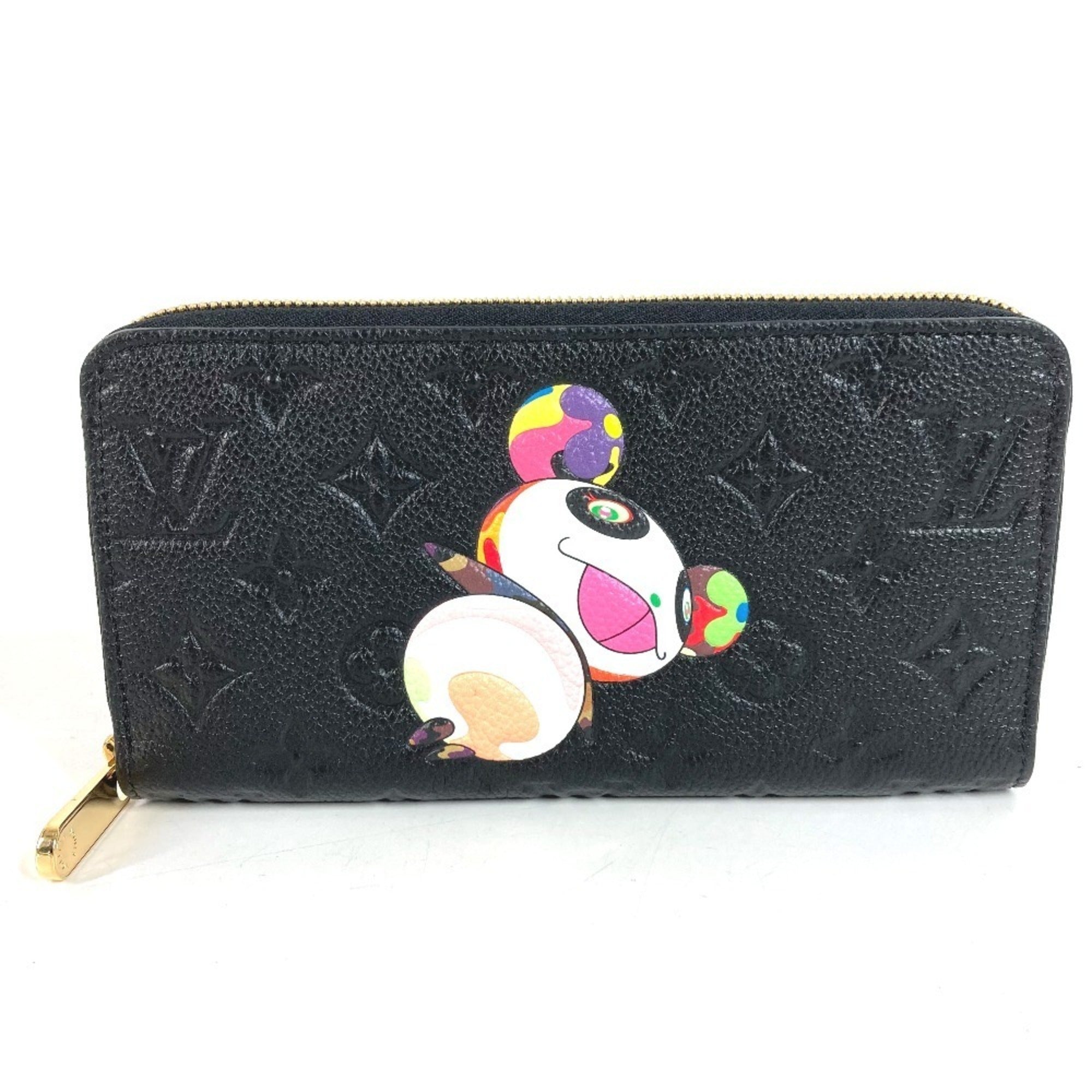 Louis Vuitton Black Noir Monogram Empreinte Long Wallet (Bi-Fold) (Pre-Owned)