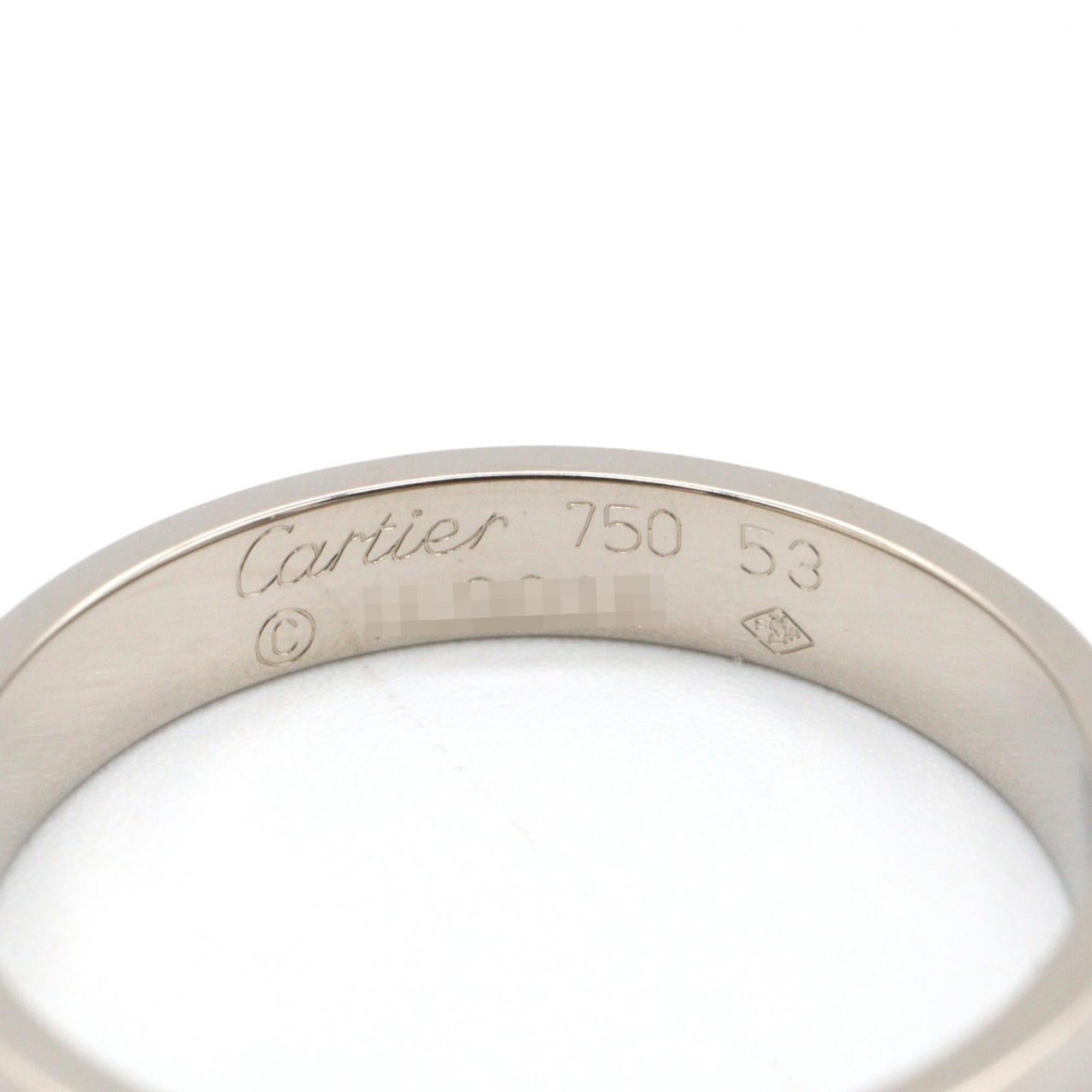 Cartier White Gold White Gold (18K) Band Ring (Pre-Owned)