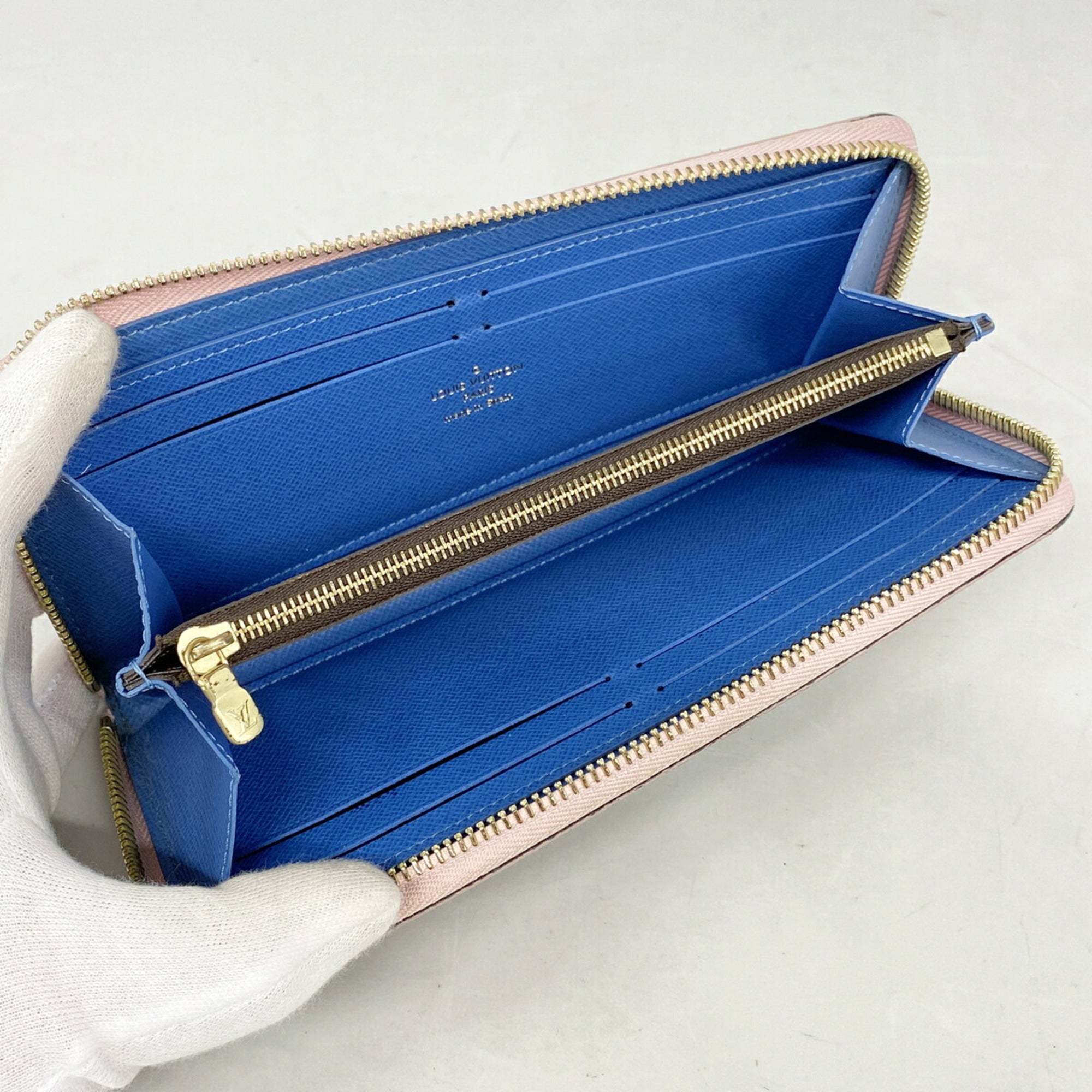 Louis Vuitton Blue Rose Ballerine Long Wallet (Bi-Fold) (Pre-Owned)