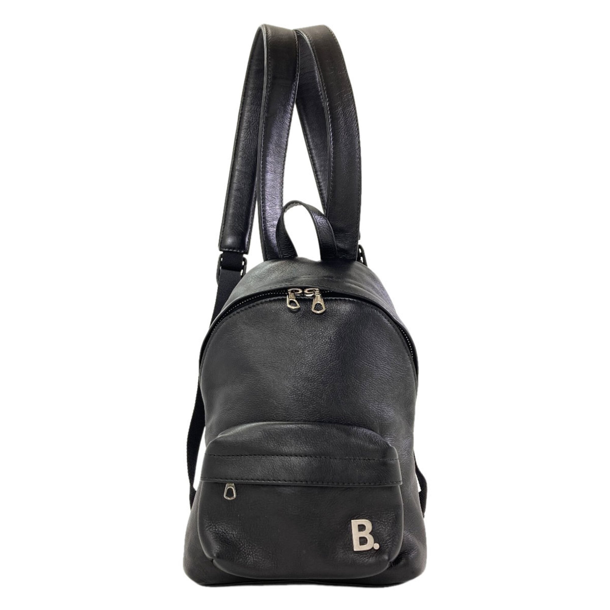 Balenciaga Black Leather Backpack (Pre-Owned)