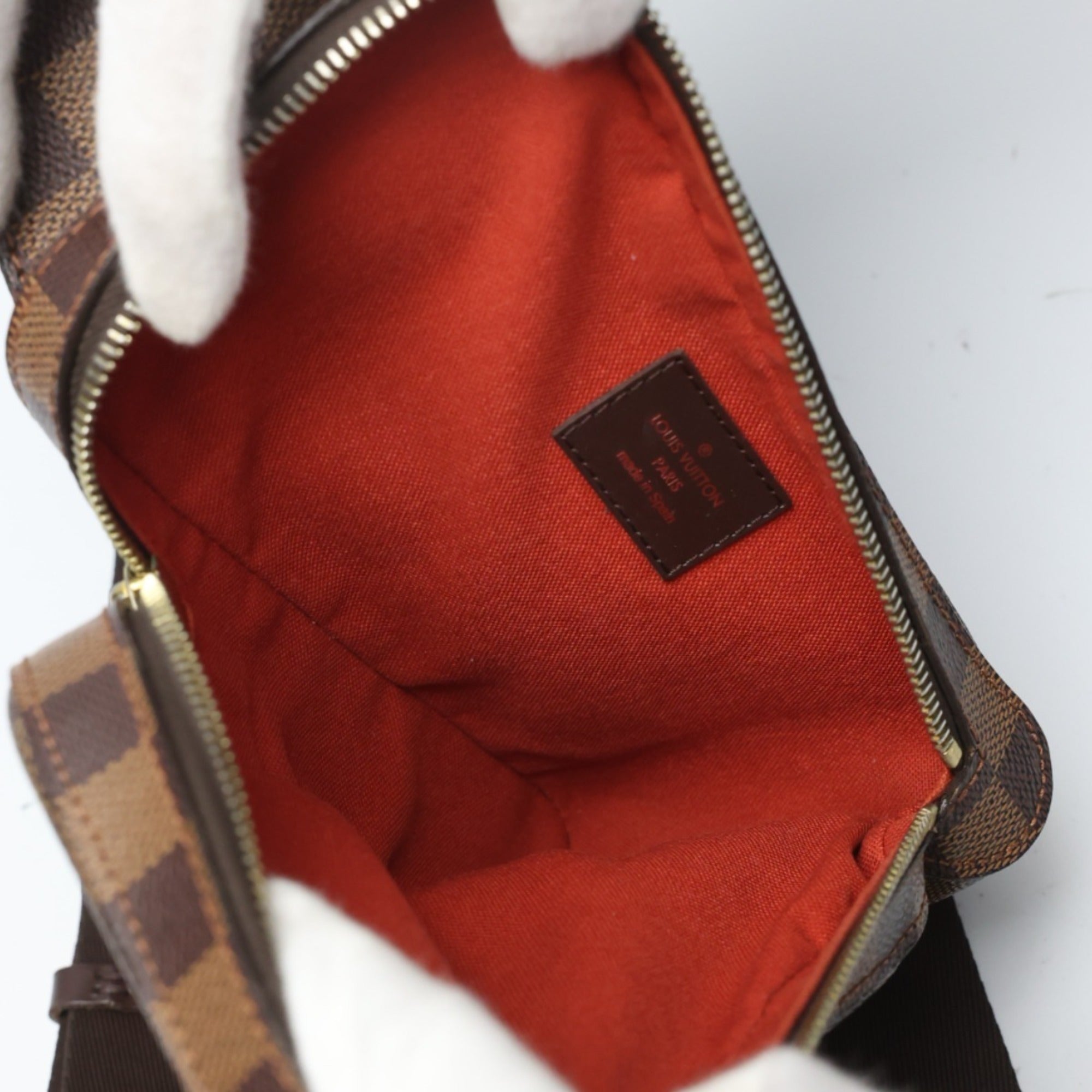 Louis Vuitton Brown Damier Canvas Ebene Damier Canvas Pouch Sling Bag (Pre-Owned)