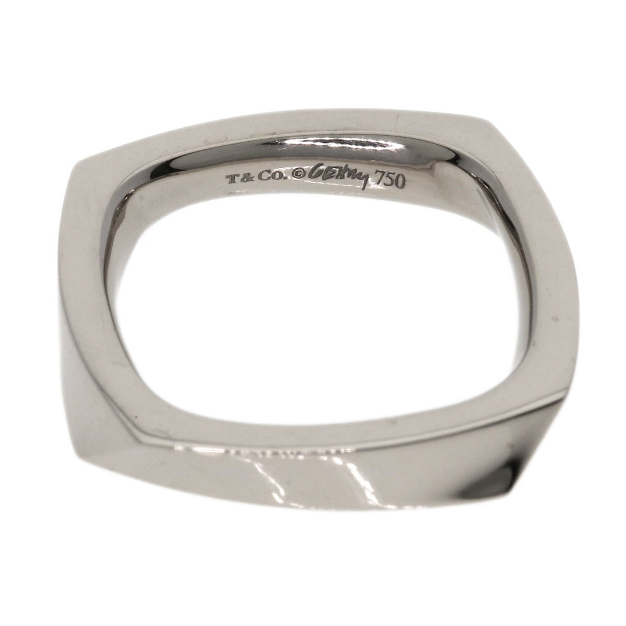 Tiffany White Gold White Gold (18K) Band Ring (Pre-Owned)