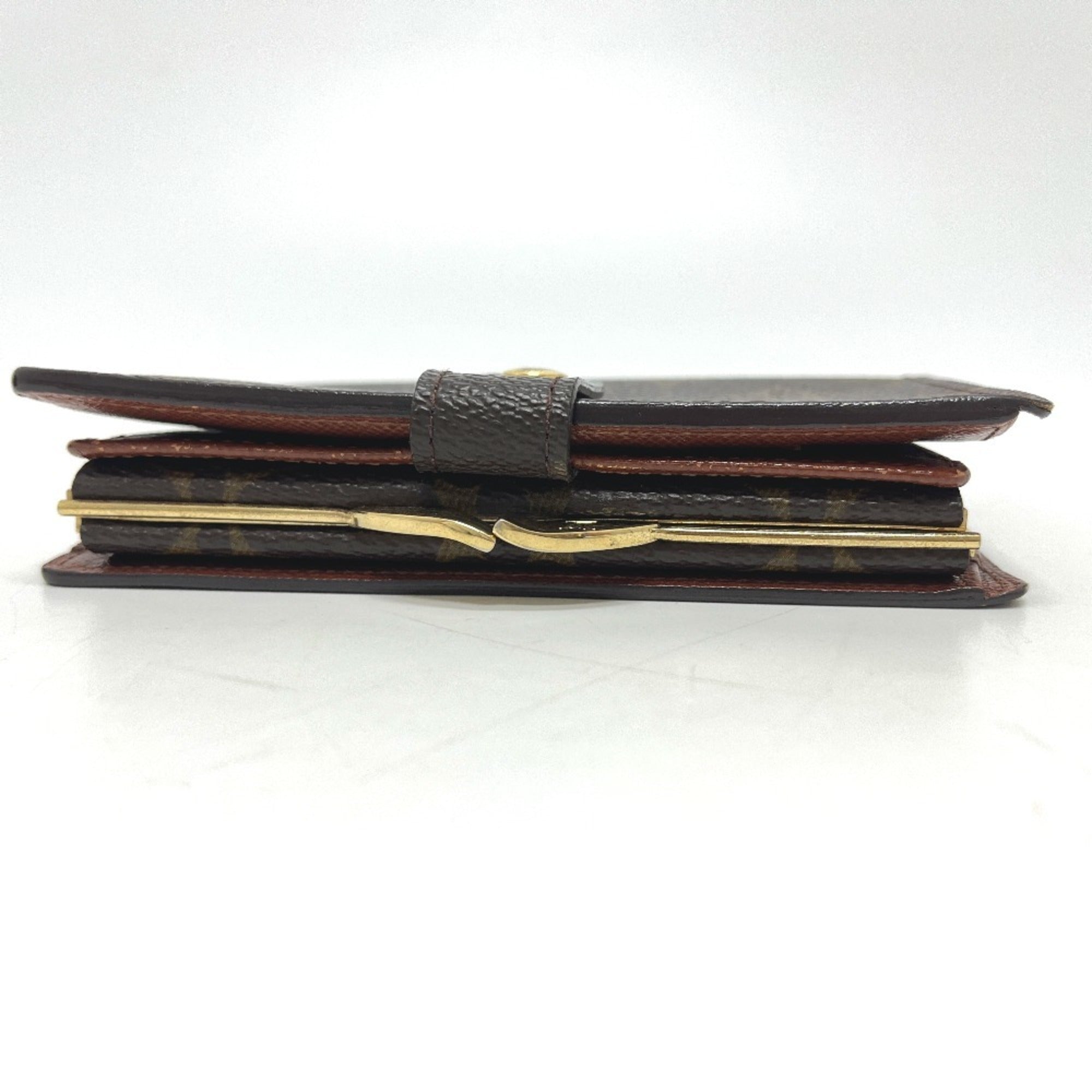 Louis Vuitton Brown Monogram Canvas Wallet (Bi-Fold) (Pre-Owned)
