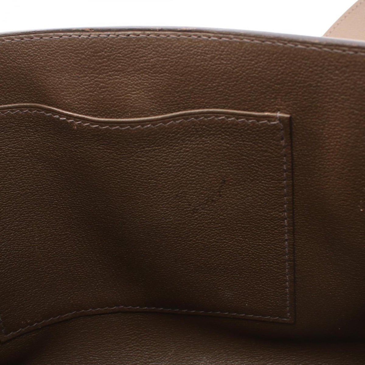 Hermes Brown Evercalf Leather Shoulder Bag (Pre-Owned)