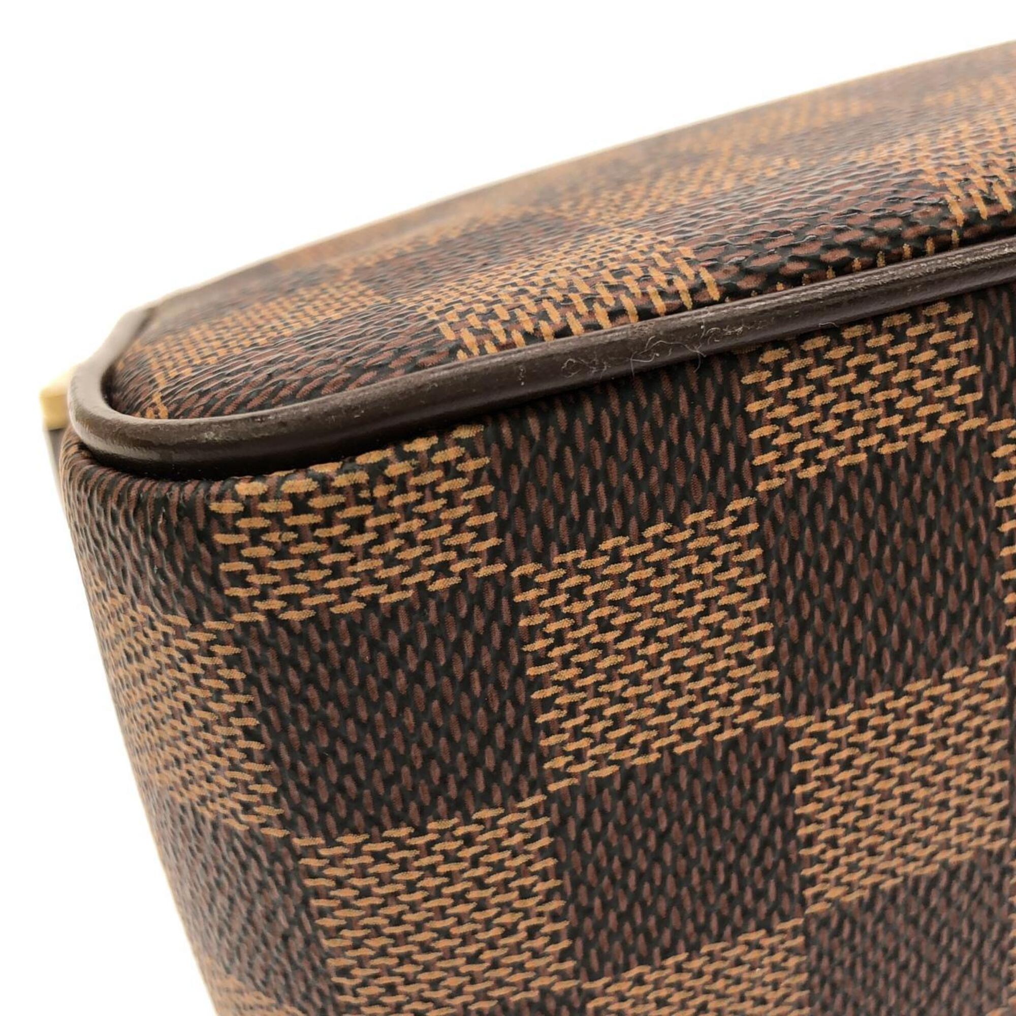 Louis Vuitton Ebene Coated Canvas Shoulder Bag (Pre-Owned)