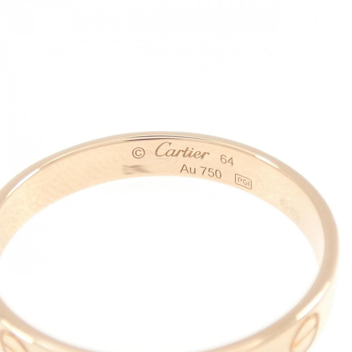 Cartier Pink Gold (18K) Band Ring (Pre-Owned)
