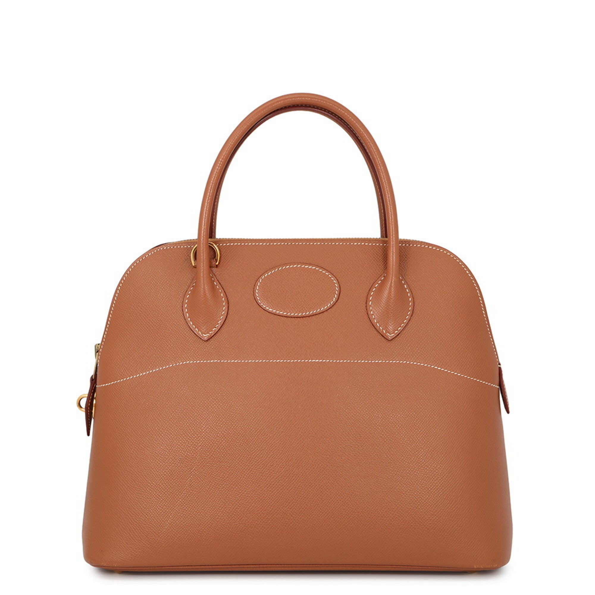 Hermes Bolide Gold Courchevel Leather Handbag (Pre-Owned)