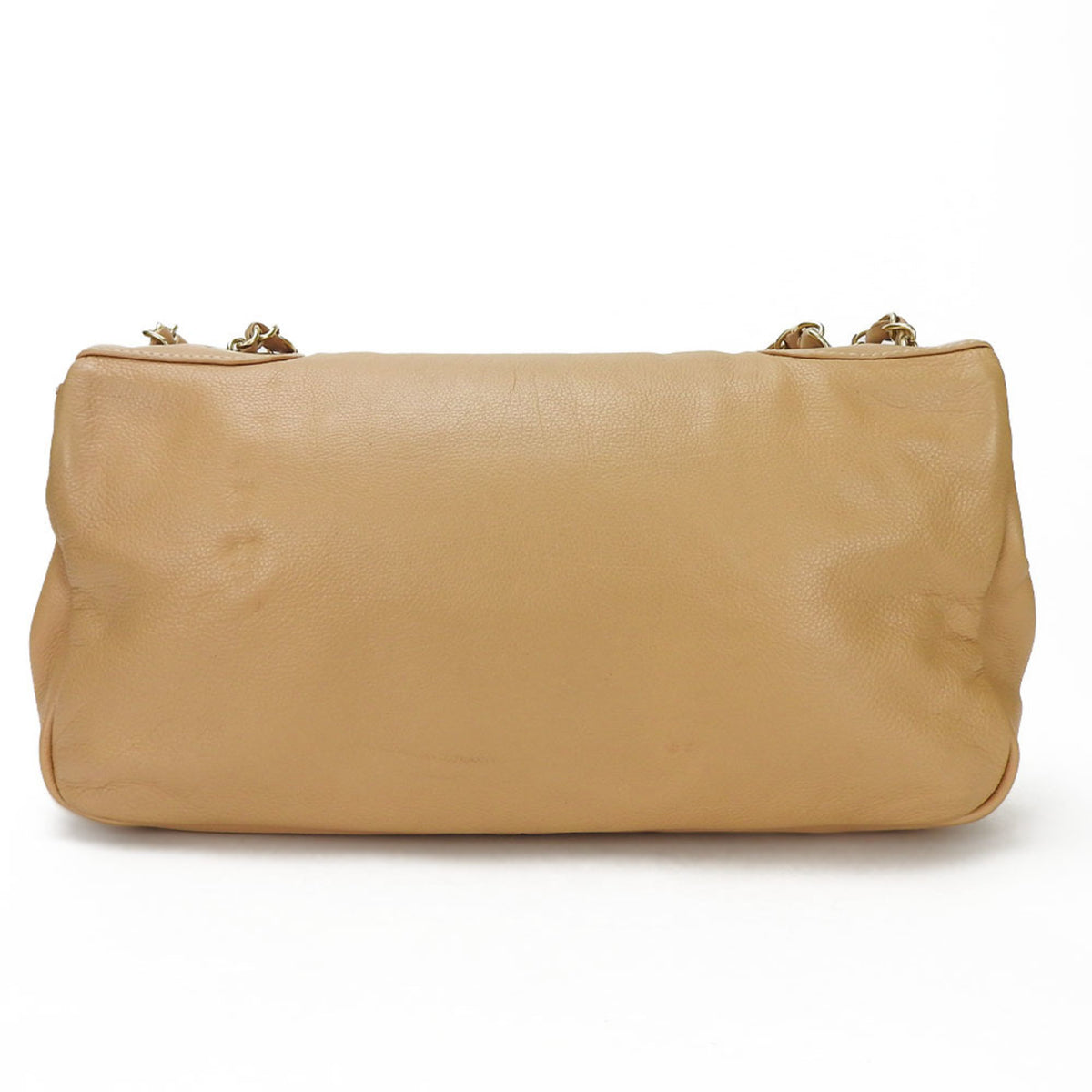 Chanel Beige Leather Shoulder Bag (Pre-Owned)