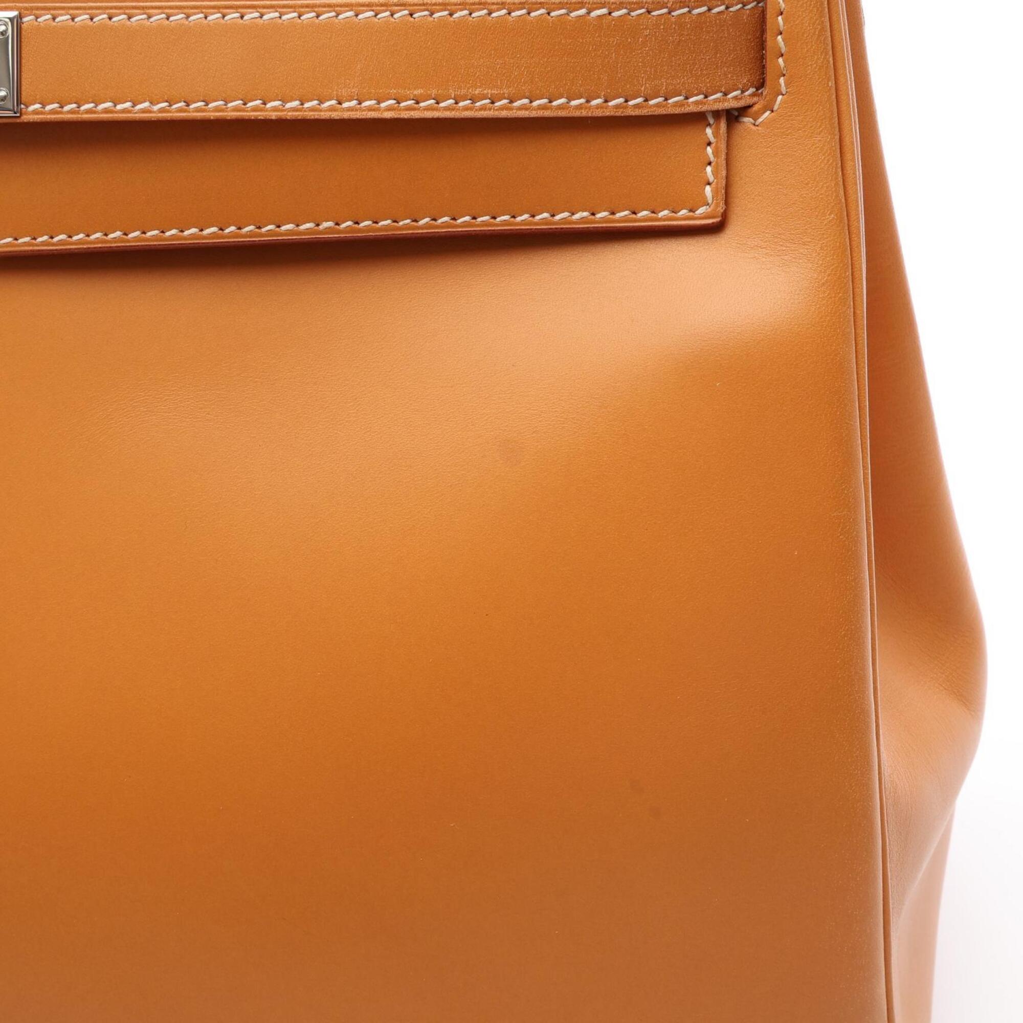 Hermes Brown Natural Chamonix Leather Leather Handbag (Pre-Owned)