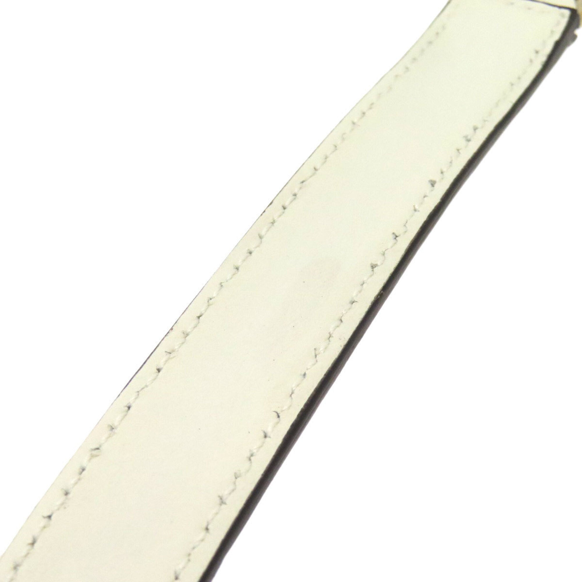 Jimmy Choo Clear White Vinyl Handbag Pouch (Pre-Owned)