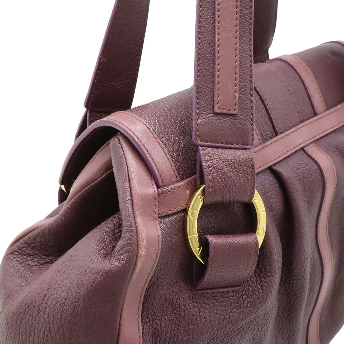 Bvlgari Purple Handbag Shoulder Bag (Pre-Owned)