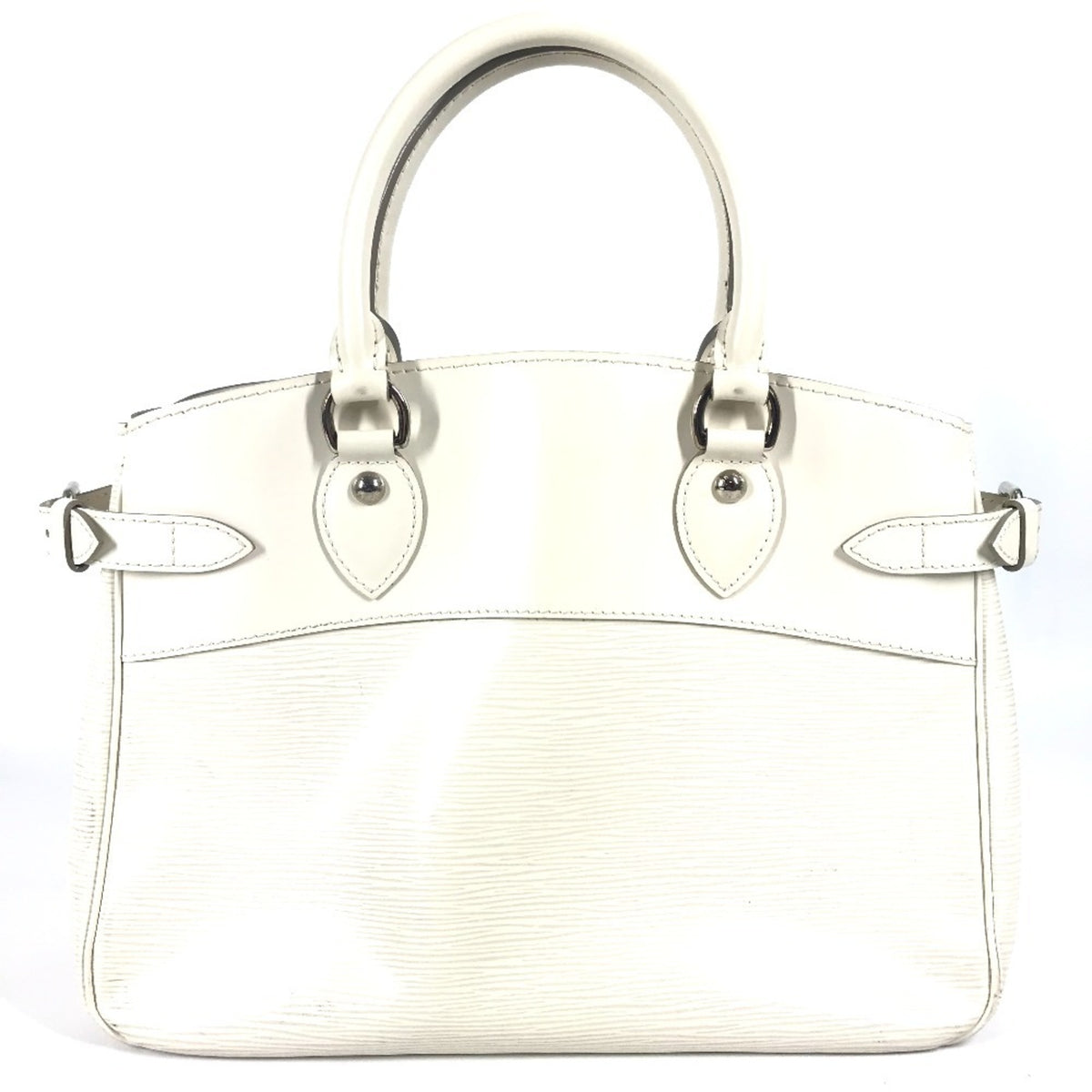Louis Vuitton Epi White Epi Leather Handbag Tote Bag (Pre-Owned)