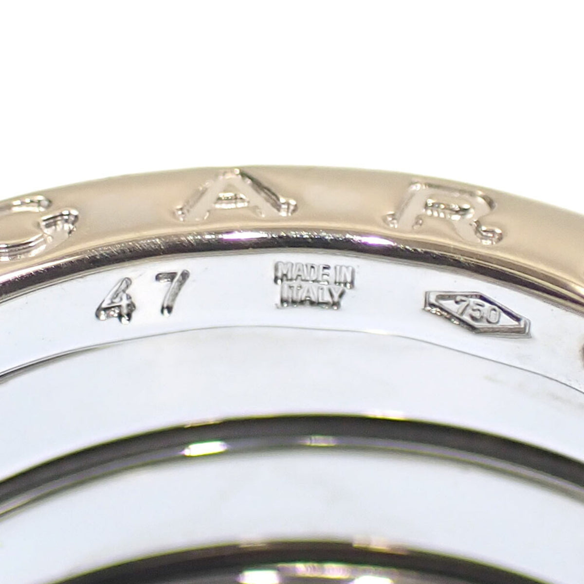 Bvlgari B.Zero1 White Gold (18K) Band Ring (Pre-Owned)
