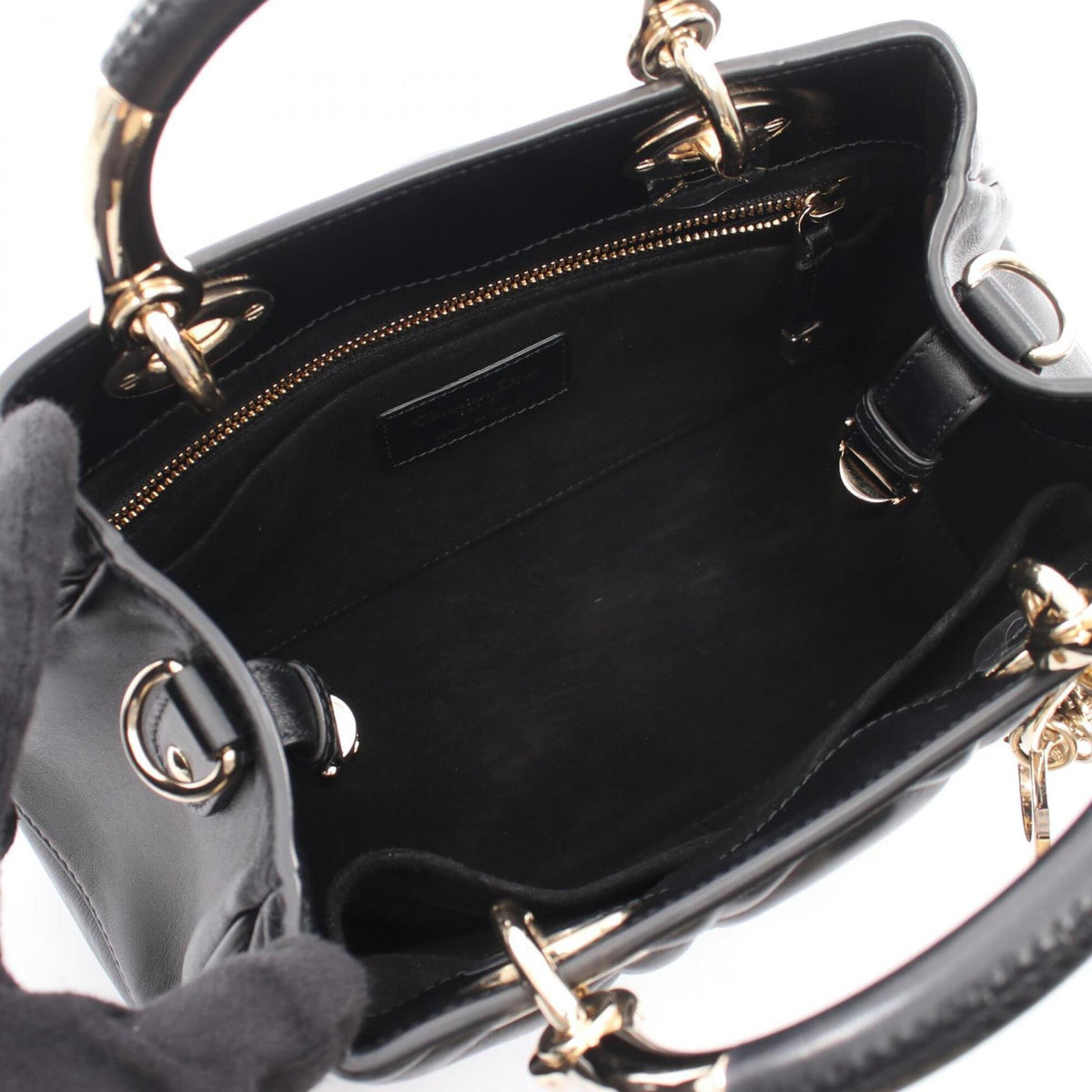 Christian Dior Black Leather Handbag (Pre-Owned)