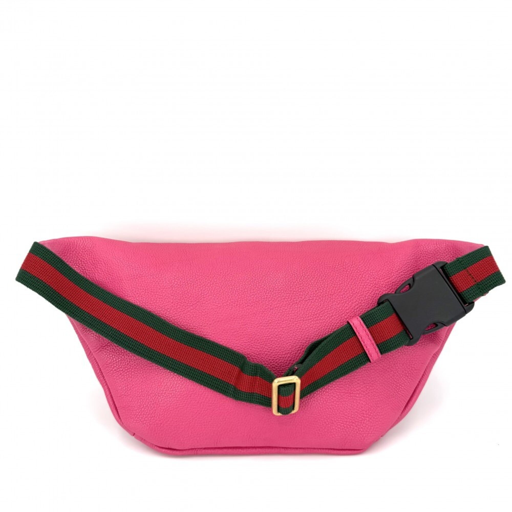 Gucci Pink Leather Fanny Pack (Pre-Owned)