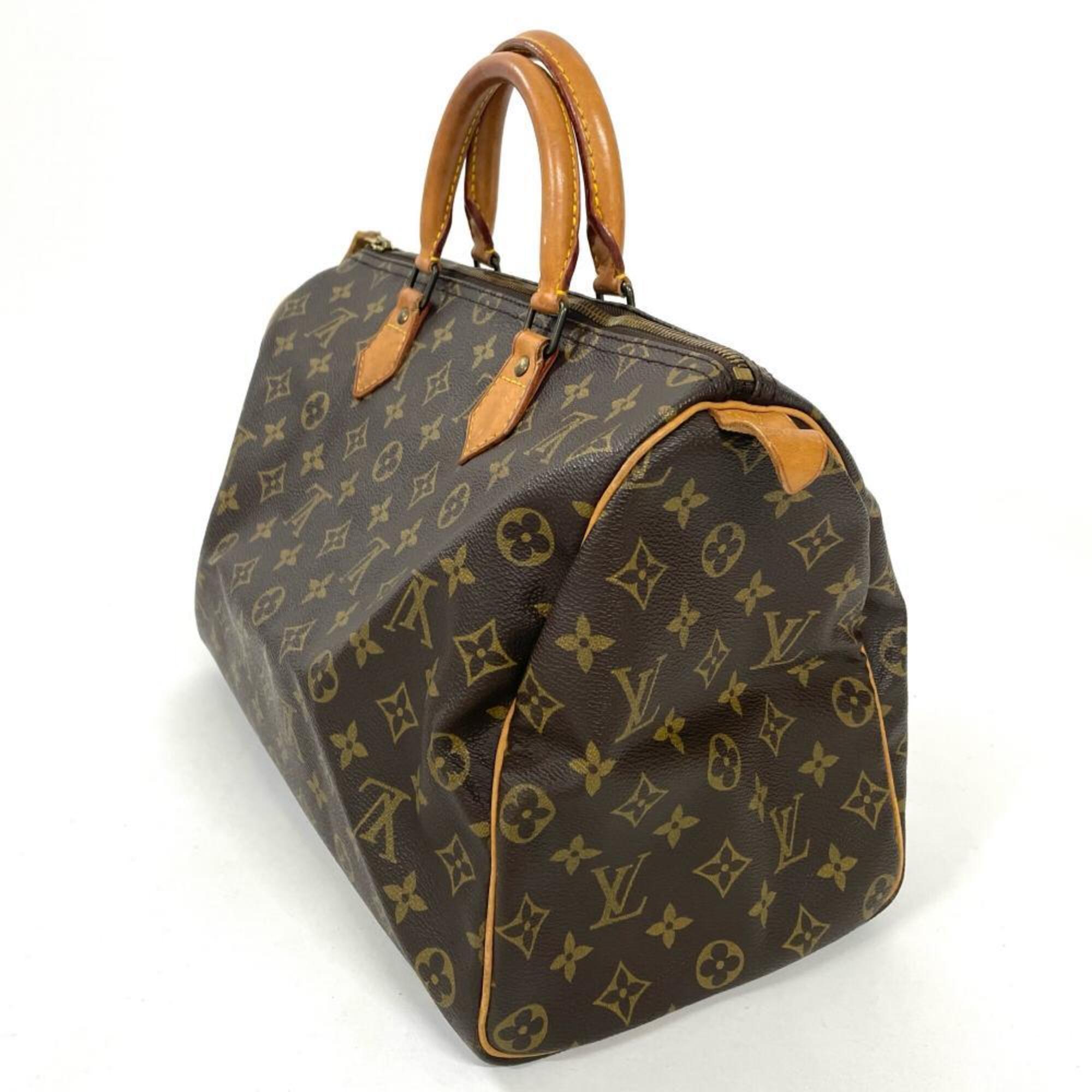Louis Vuitton Brown Monogram Canvas Handbag (Pre-Owned)