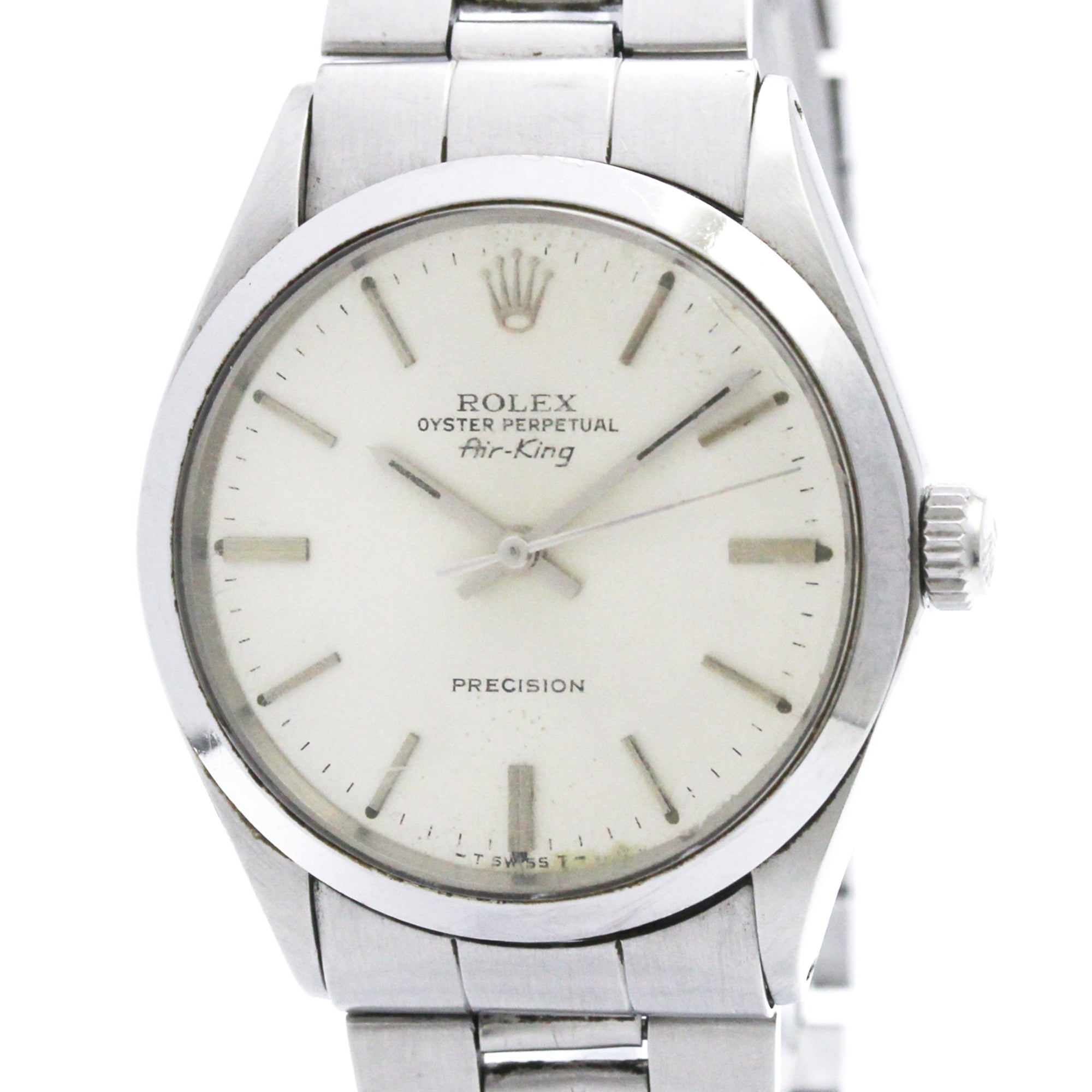 Rolex Oyster Perpetual Air King Automatic Watch Stainless Steel Watch (Pre-Owned)