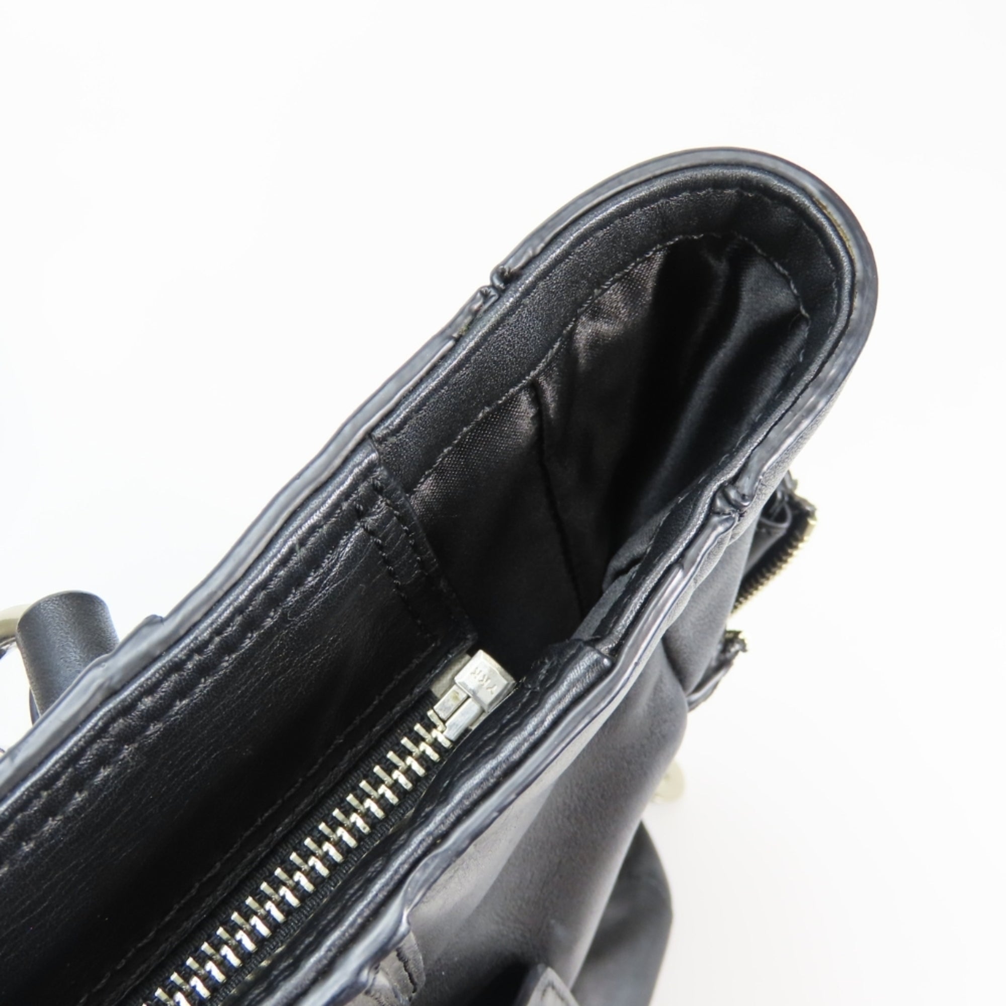 Coach Black Leather Tote Bag (Pre-Owned)