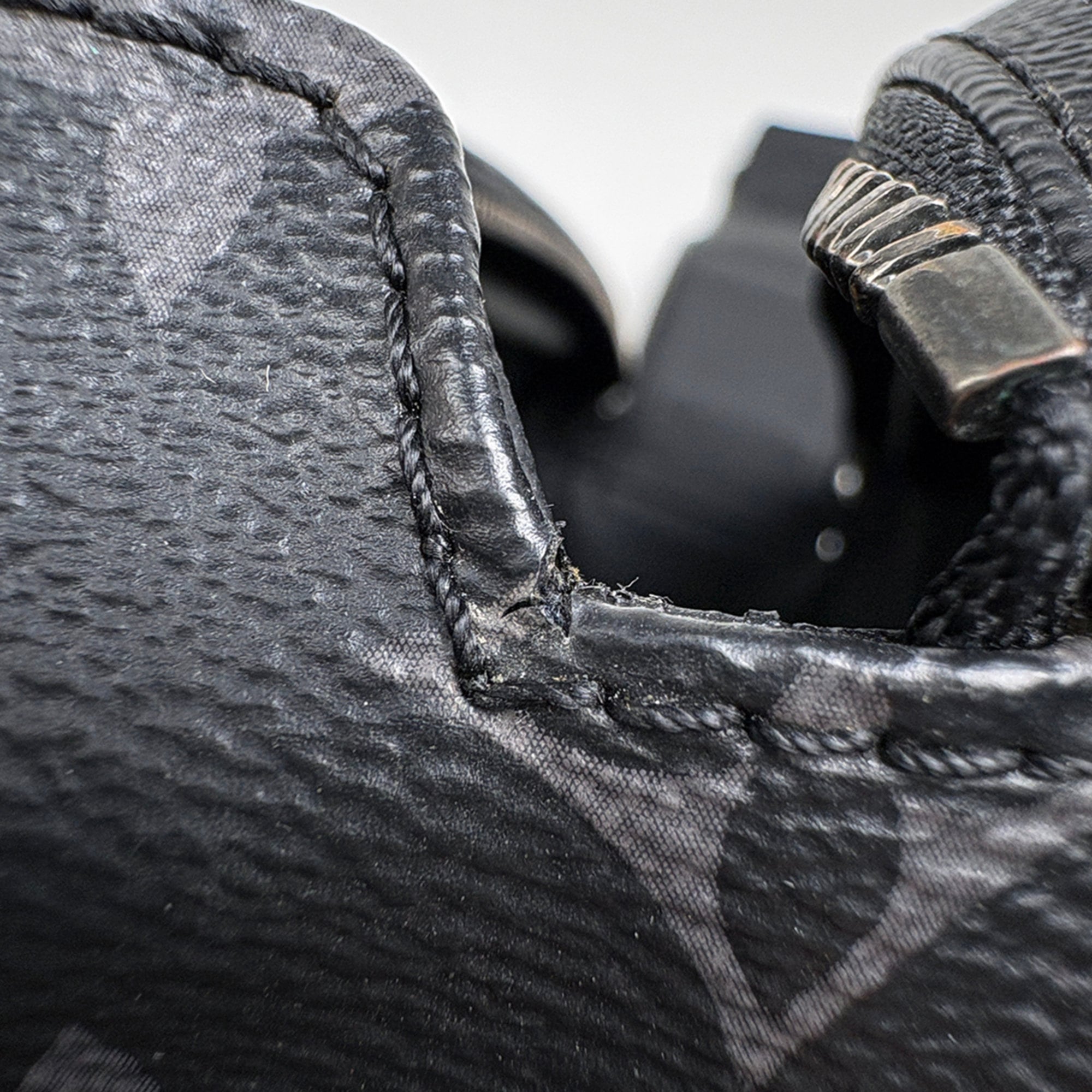 Louis Vuitton Black Damier Graphite Pouch (Pre-Owned)