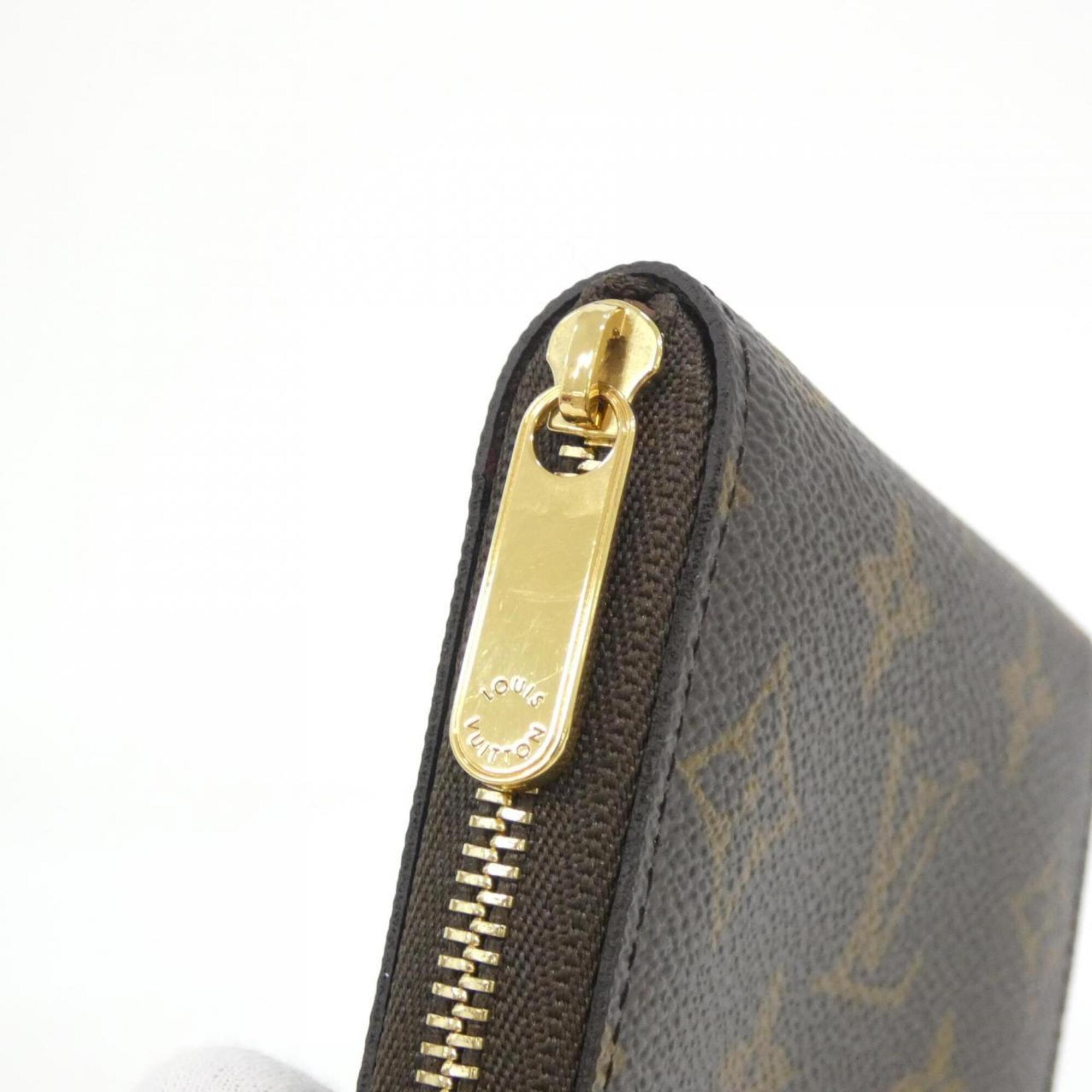 Louis Vuitton Marron Coated Canvas Coin Purse/Coin Case (Pre-Owned)