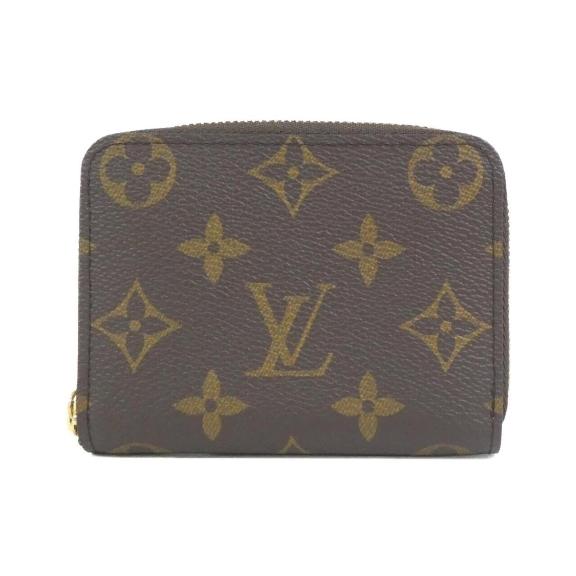 Louis Vuitton Marron Coated Canvas Coin Purse/Coin Case (Pre-Owned)