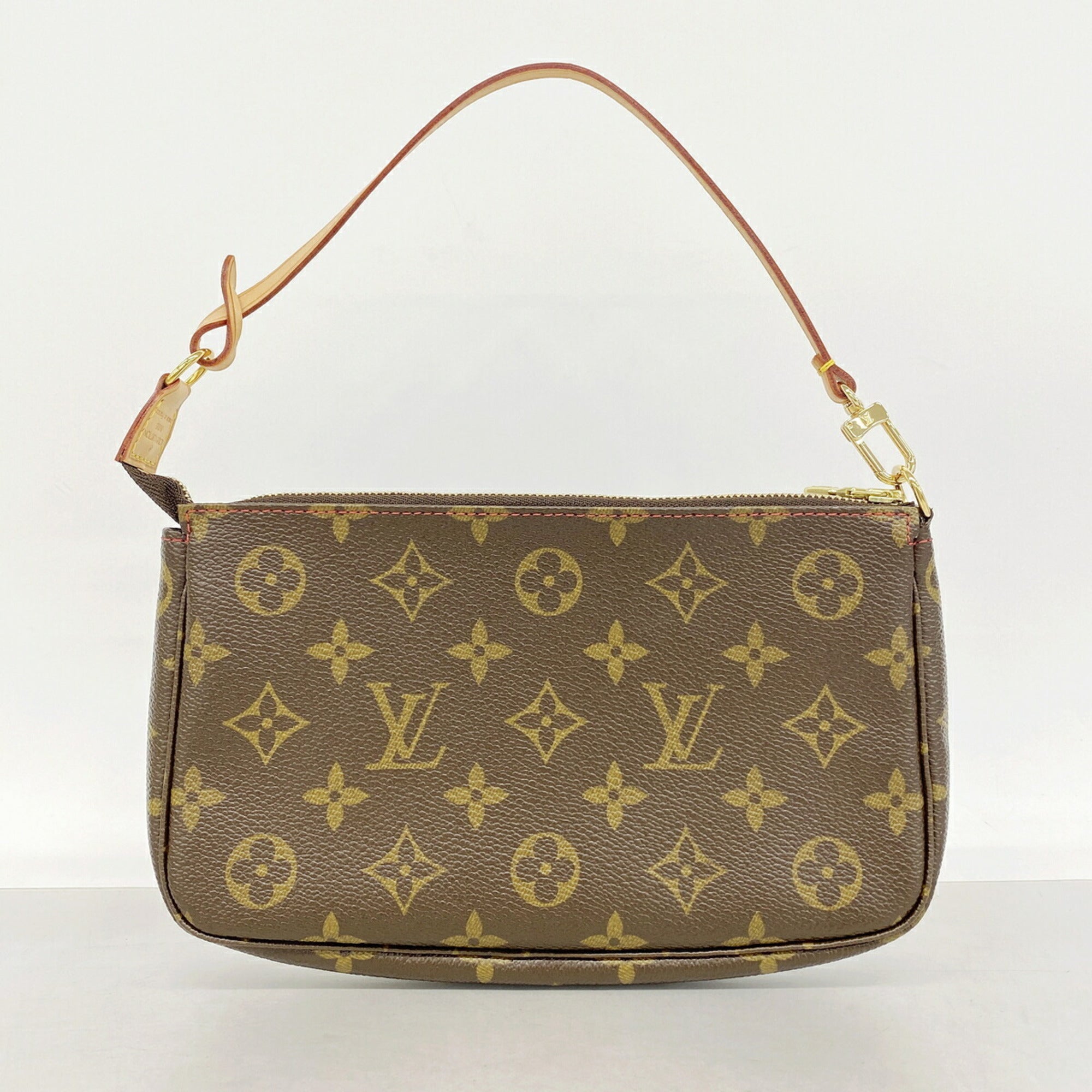 Louis Vuitton Brown Red Color Pouch (Pre-Owned)