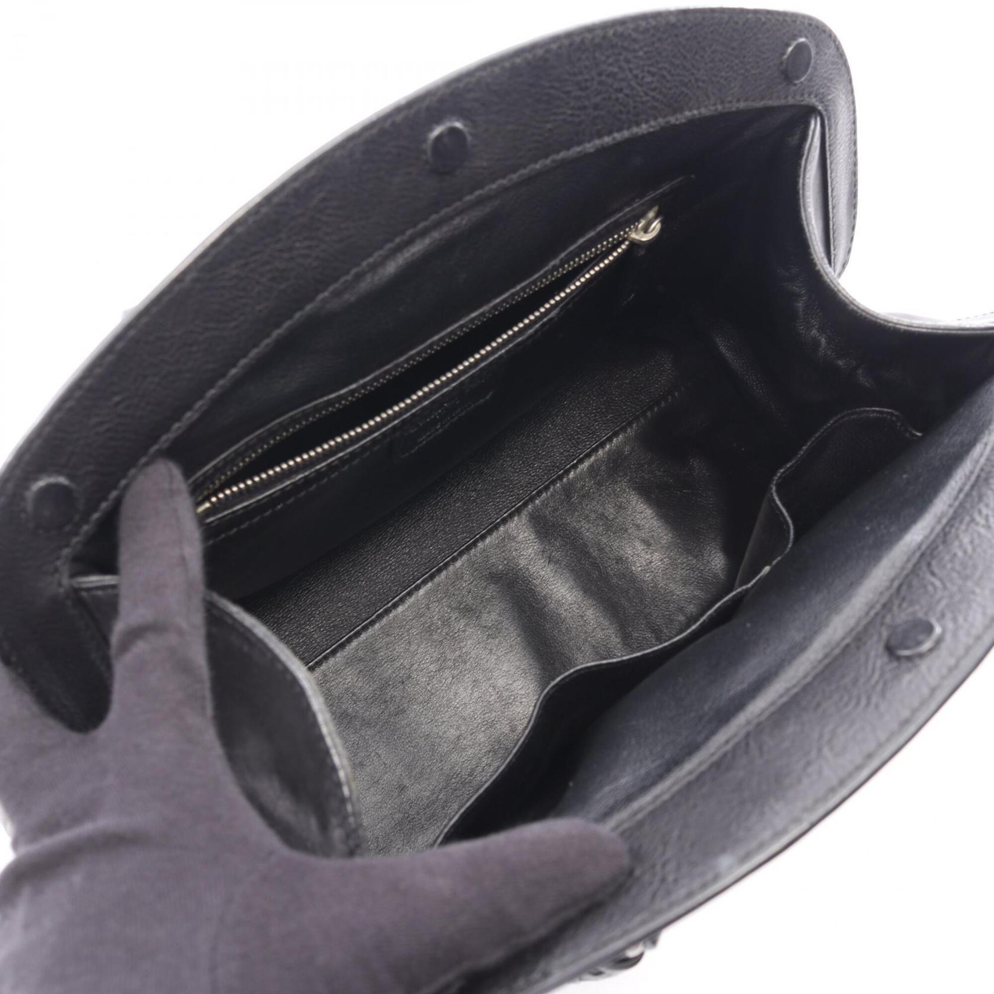 Christian Dior Black Leather Handbag (Pre-Owned)