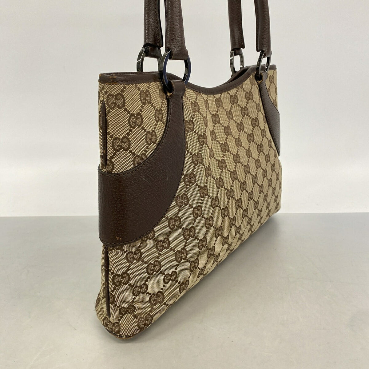 Gucci Beige Canvas Handbag (Pre-Owned)