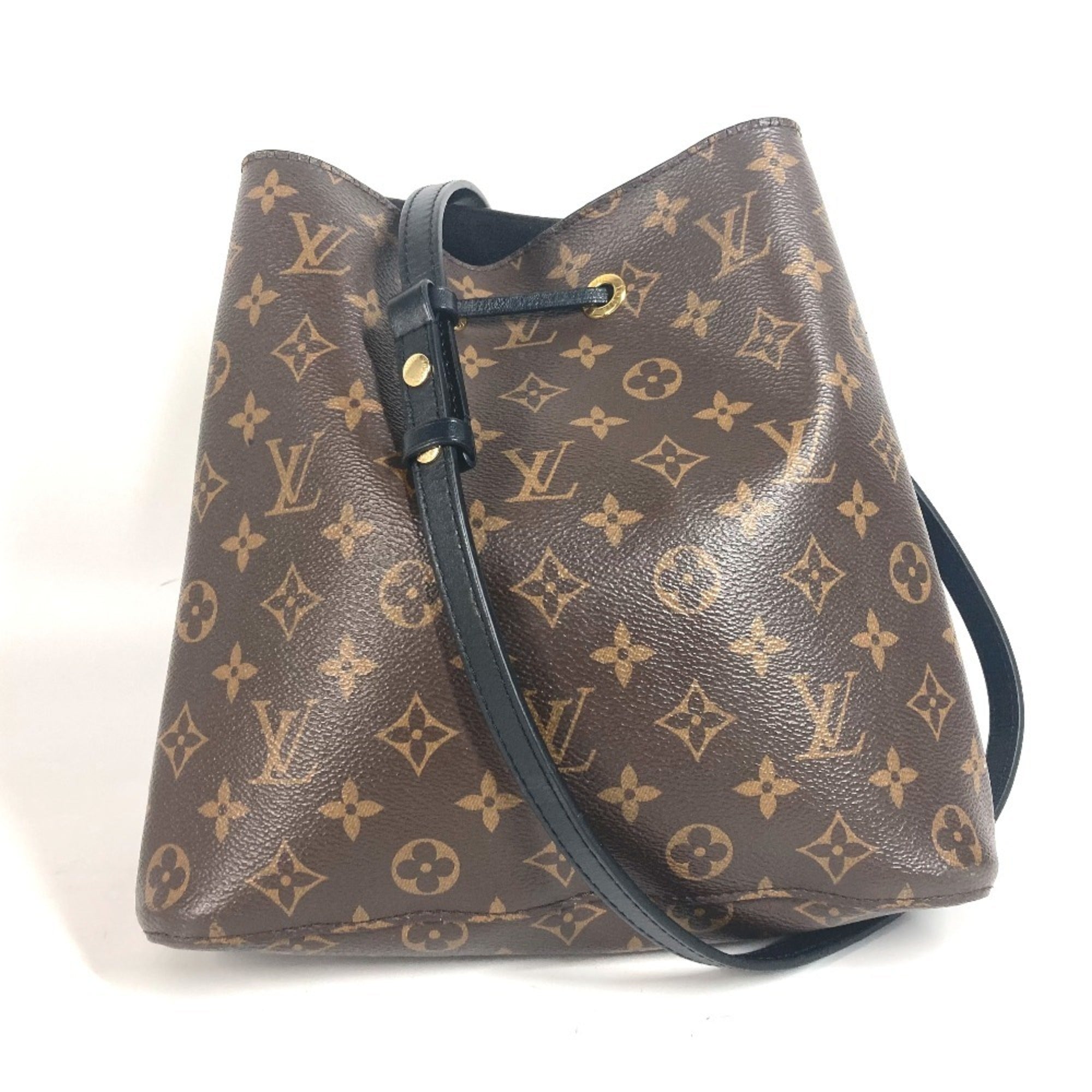 Louis Vuitton Black Brown Noir Monogram Shoulder Bag (Pre-Owned)