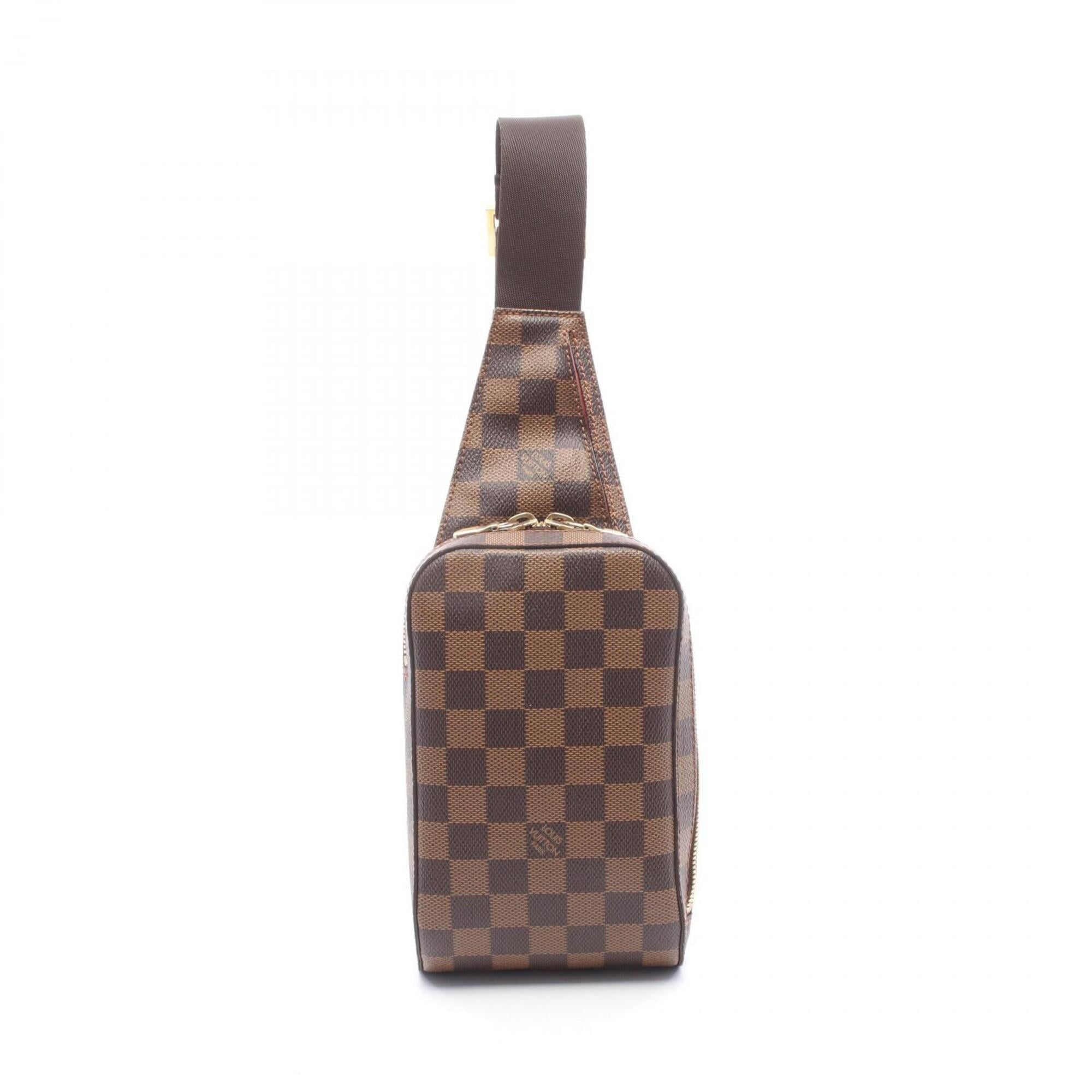 Louis Vuitton Brown Coated Canvas Fanny Pack Handbag (Pre-Owned)