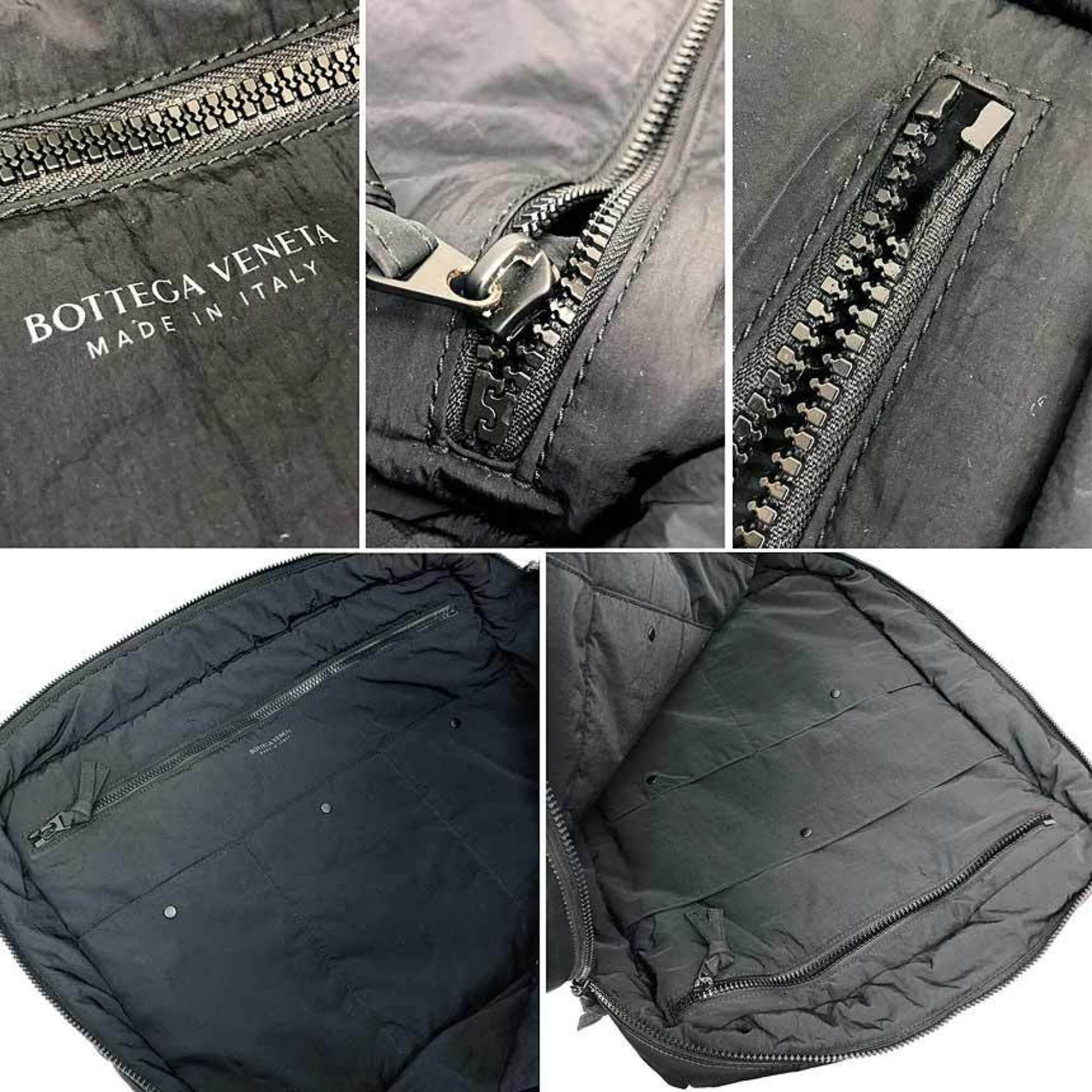 Bottega Veneta Black Nylon Pouch (Pre-Owned)