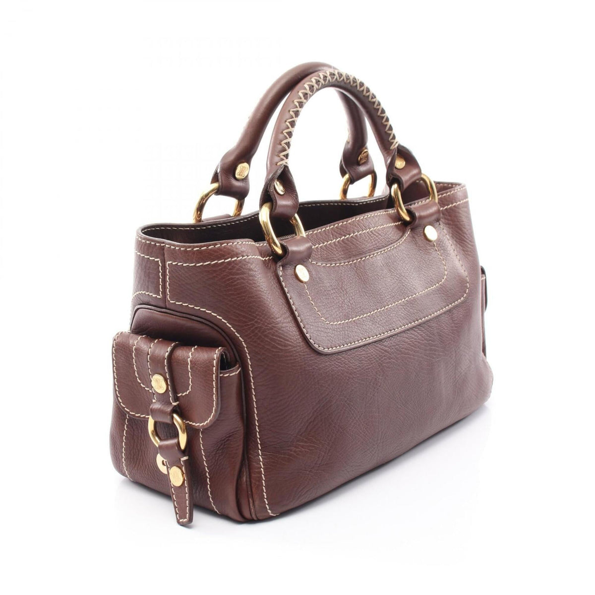 Celine Brown Leather Handbag (Pre-Owned)