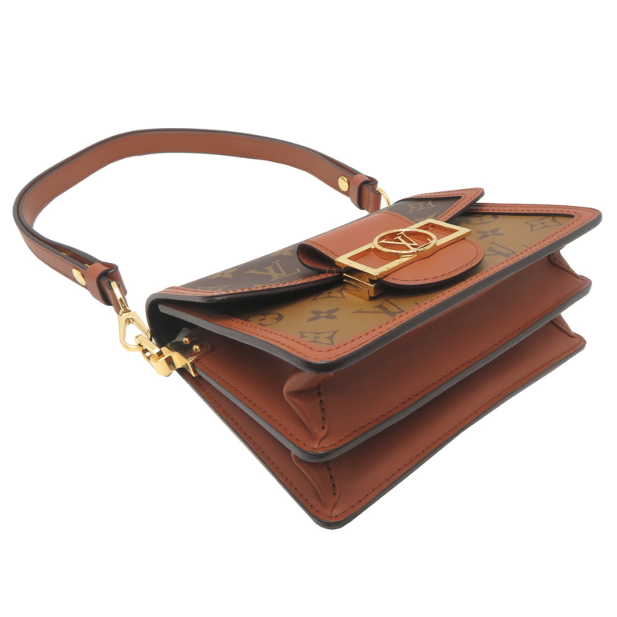 Louis Vuitton Brown Monogram Reverse Shoulder Bag (Pre-Owned)