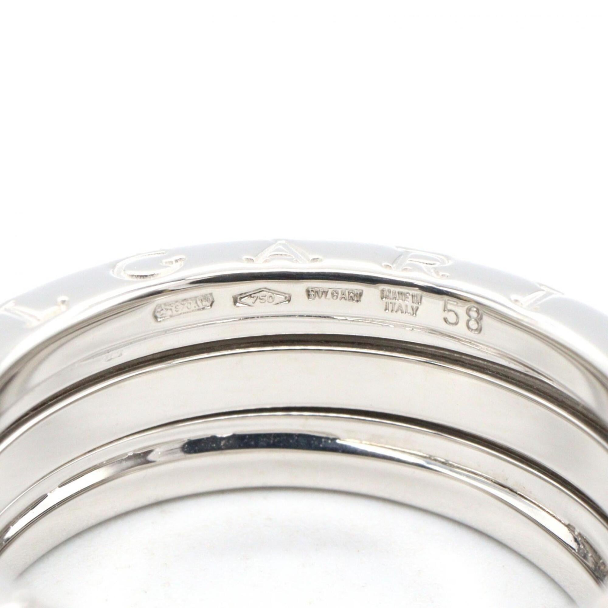 Bvlgari Silver White Gold (18K) Band Ring (Pre-Owned)