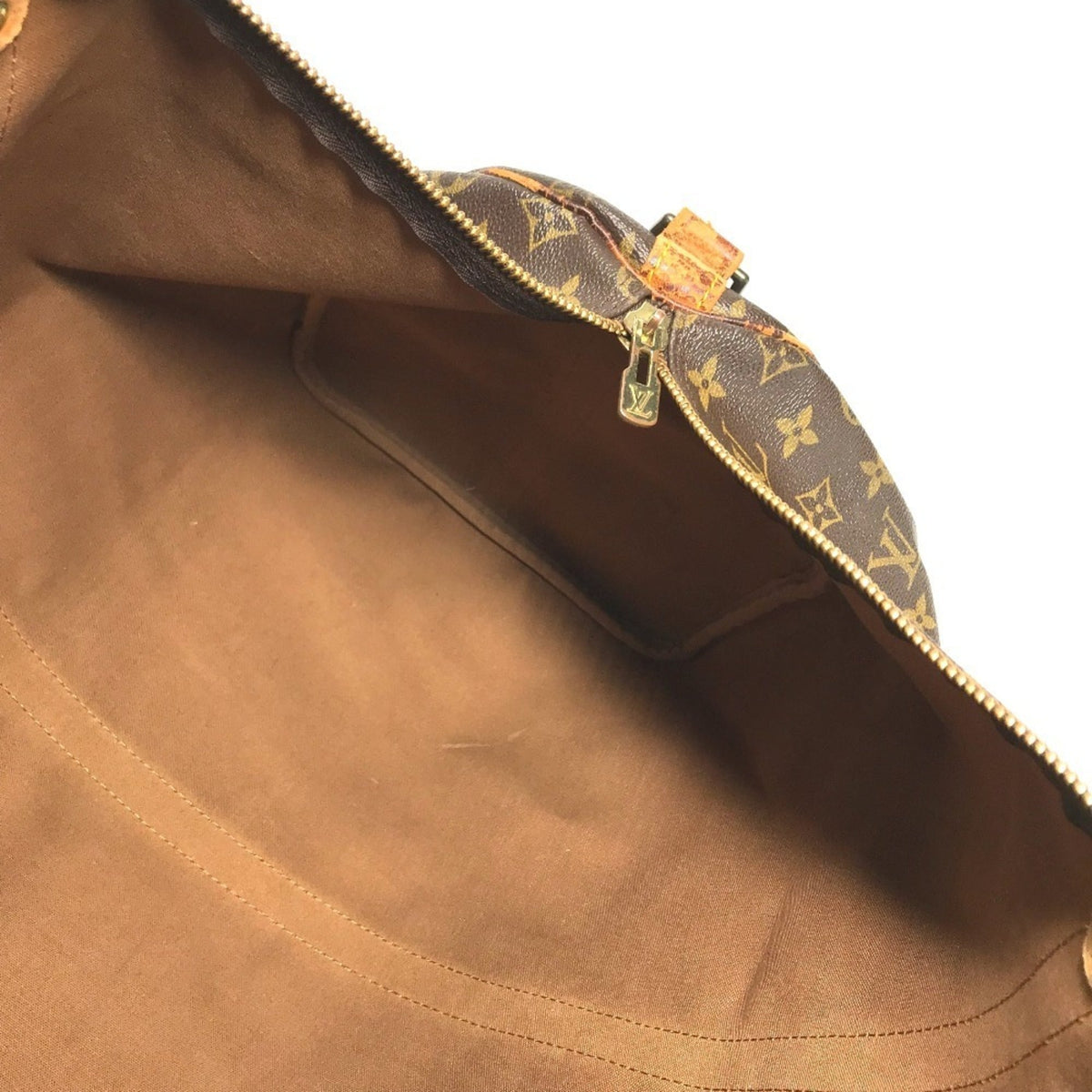 Louis Vuitton Brown Monogram Canvas Boston Bag Handbag (Pre-Owned)