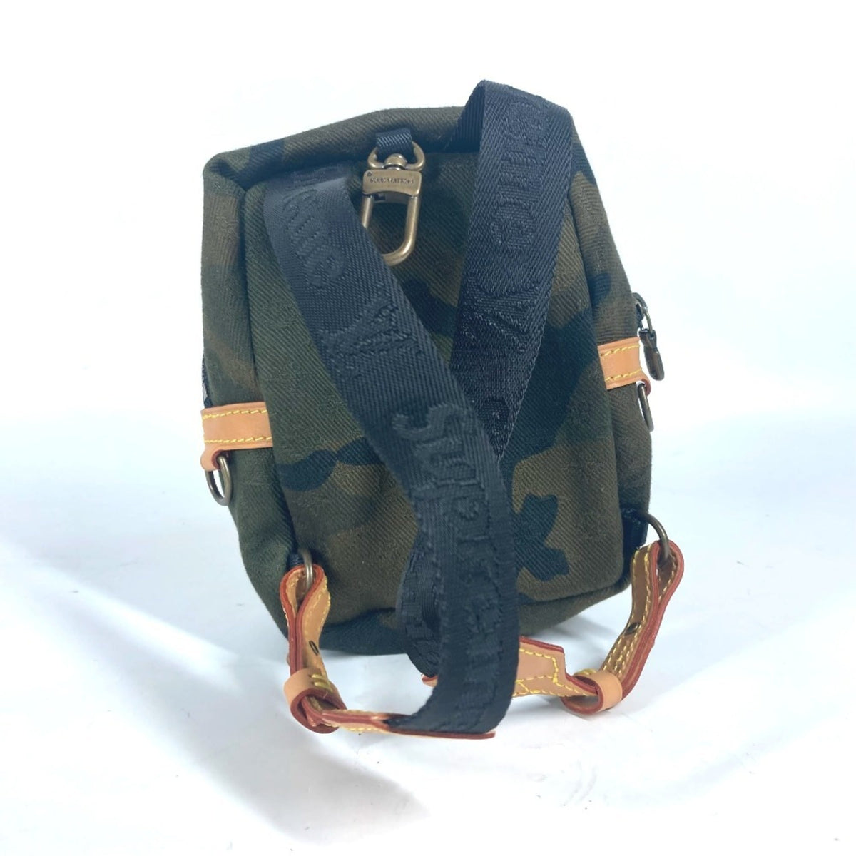 Louis Vuitton Camouflage Green Canvas Backpack (Pre-Owned)