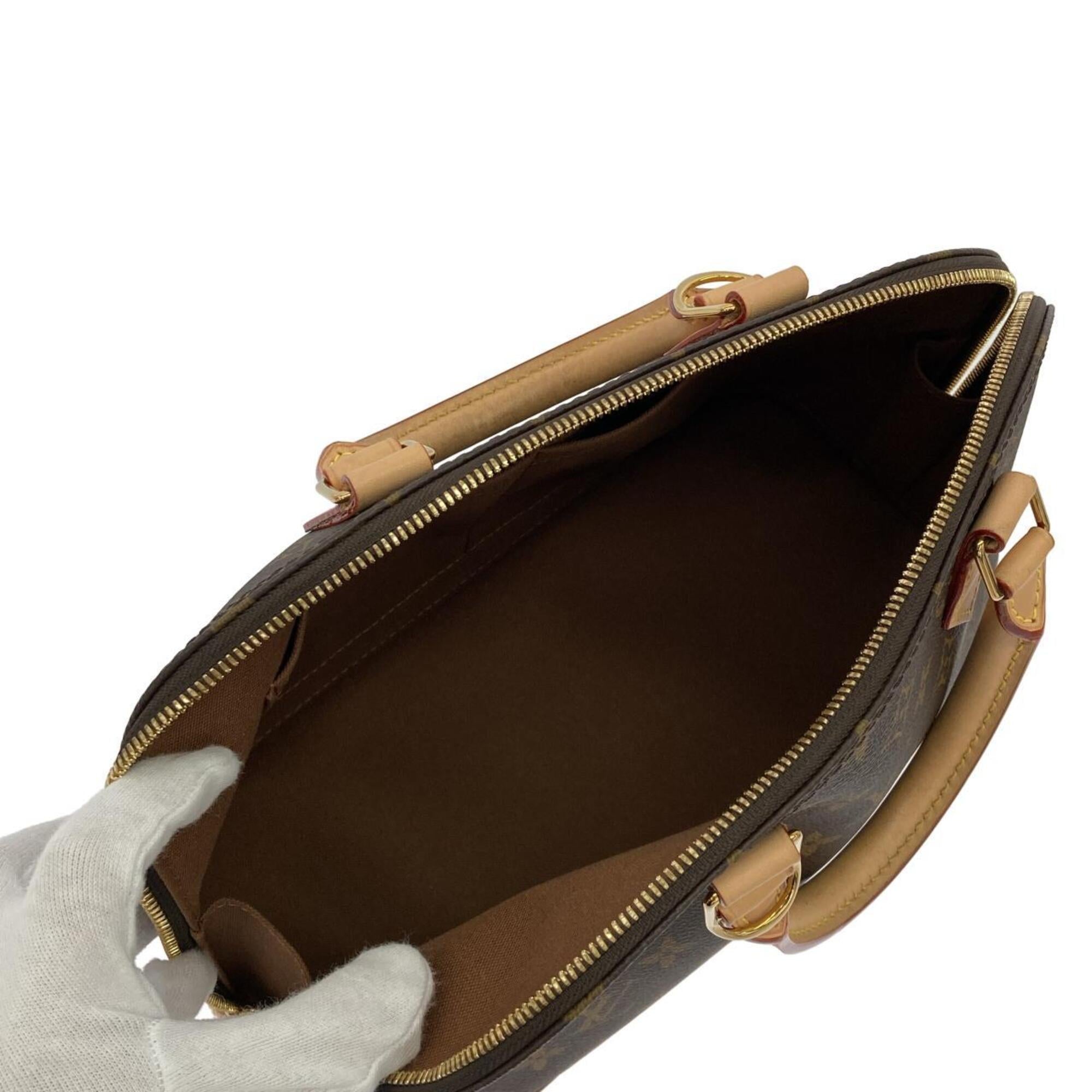 Louis Vuitton Marron Coated Canvas Handbag (Pre-Owned)