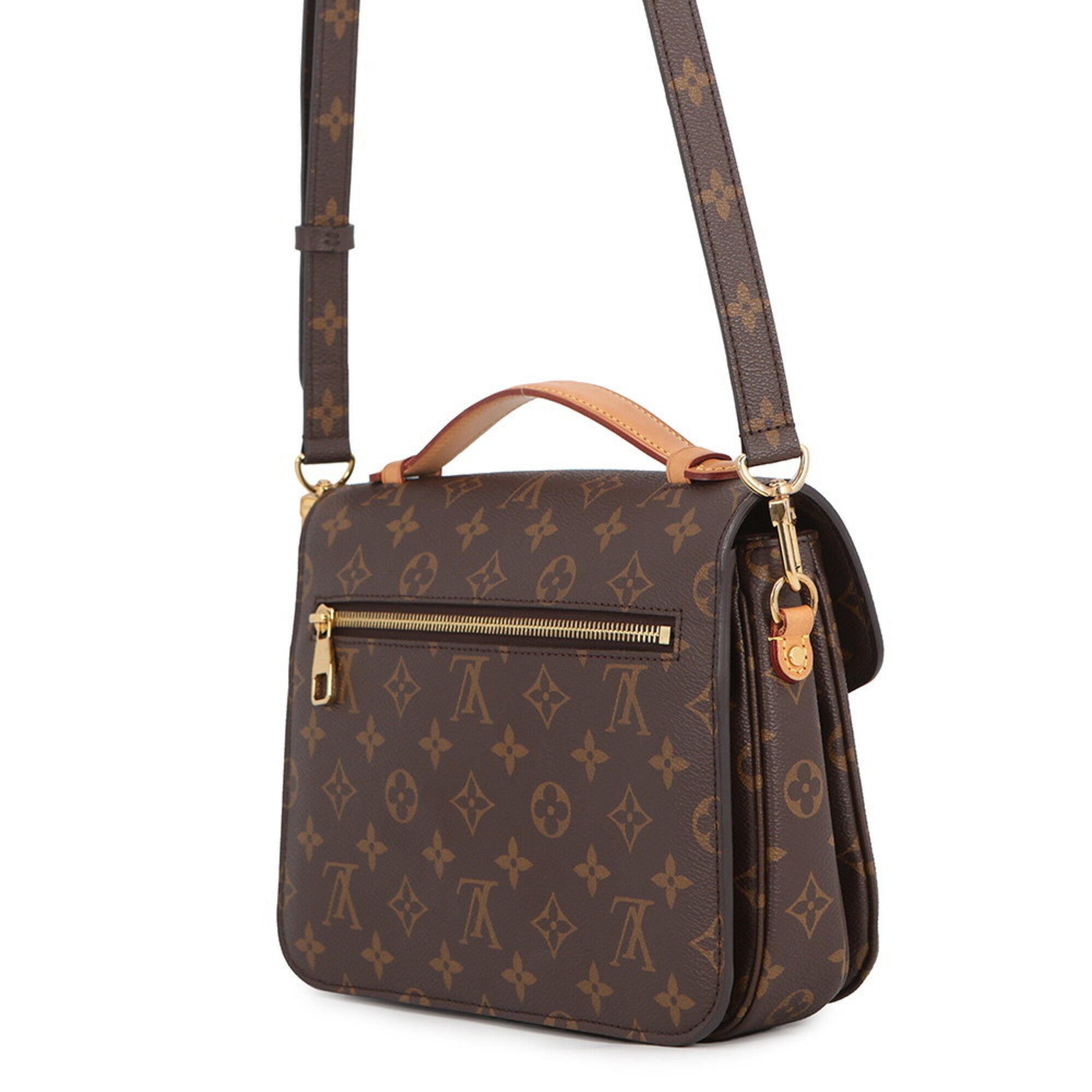 Louis Vuitton Monogram Brown Monogram Handbag Pochette (Pre-Owned)