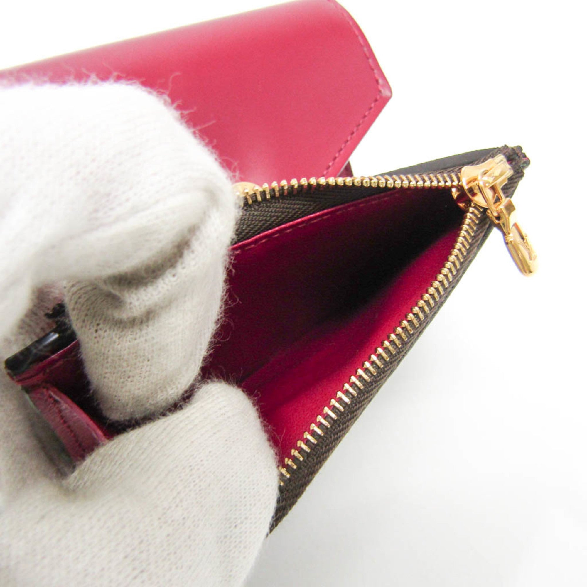 Louis Vuitton Monogram Fuchsia Monogram Monogram Wallet (Tri-Fold) (Pre-Owned)