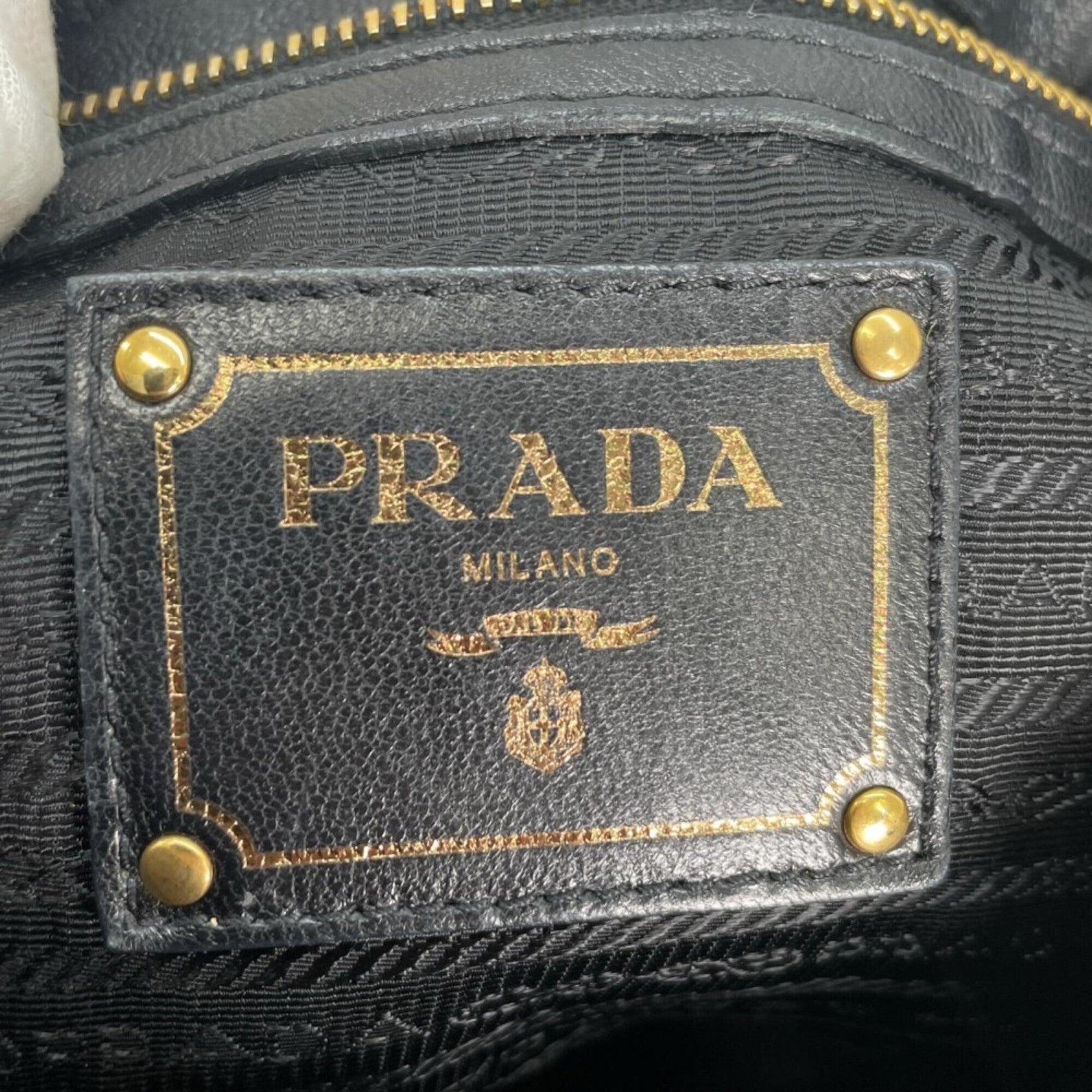Prada Black Nylon Handbag (Pre-Owned)