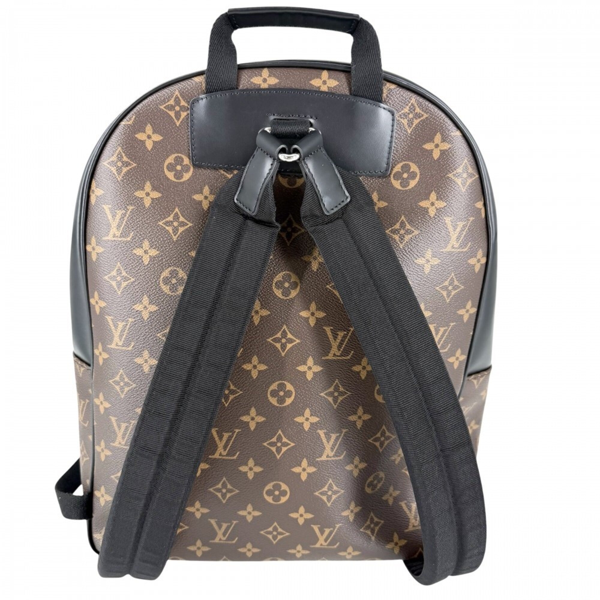 Louis Vuitton Monogram Macassar Black Brown Backpack (Pre-Owned)