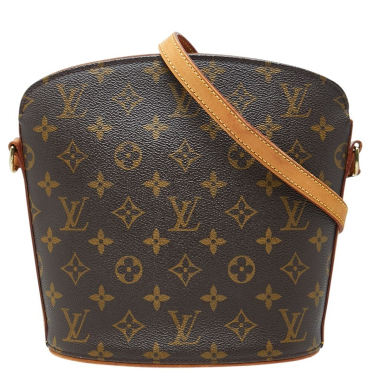 Louis Vuitton Brown Pvc Leather Shoulder Bag (Pre-Owned)