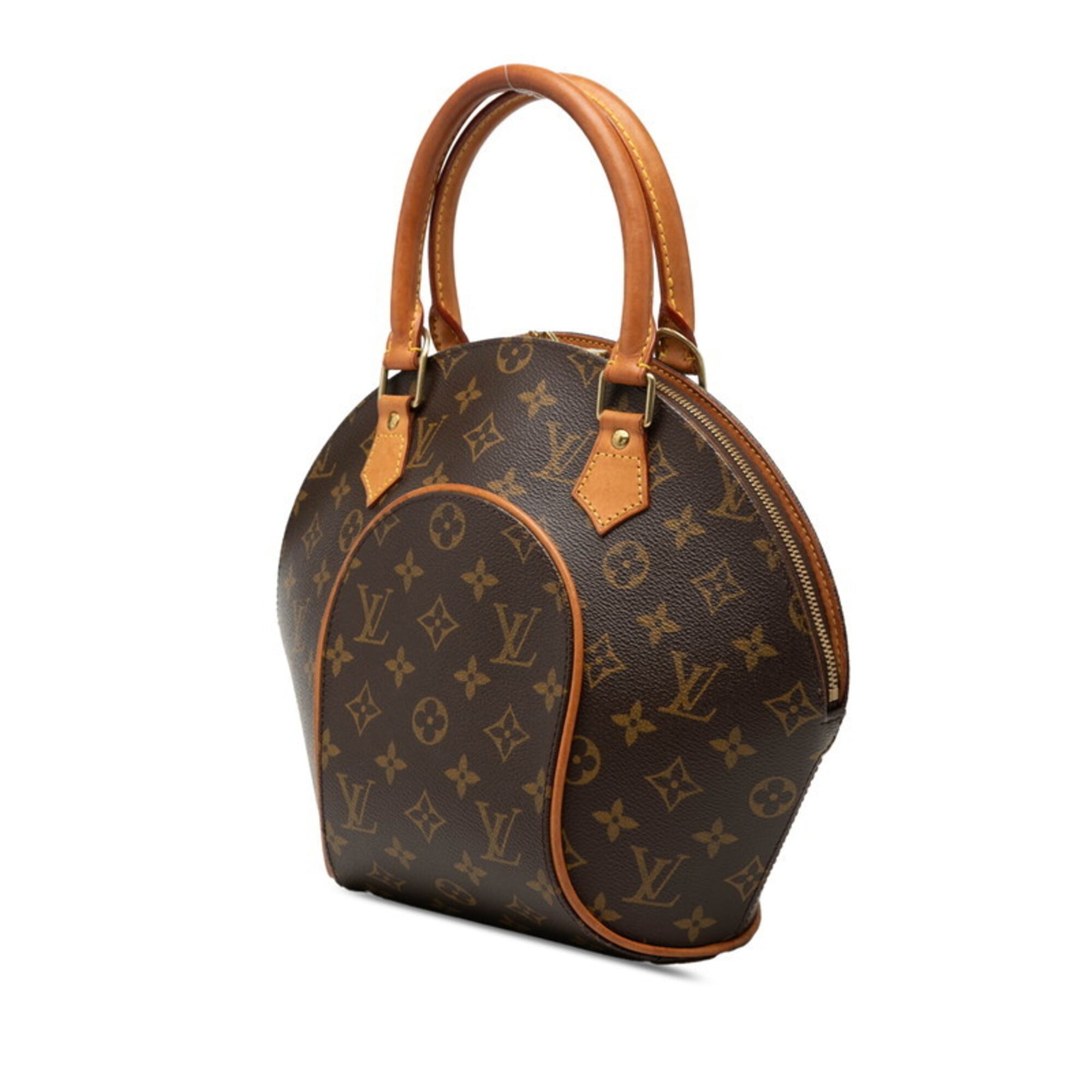 Louis Vuitton Brown Pvc Leather Handbag (Pre-Owned)