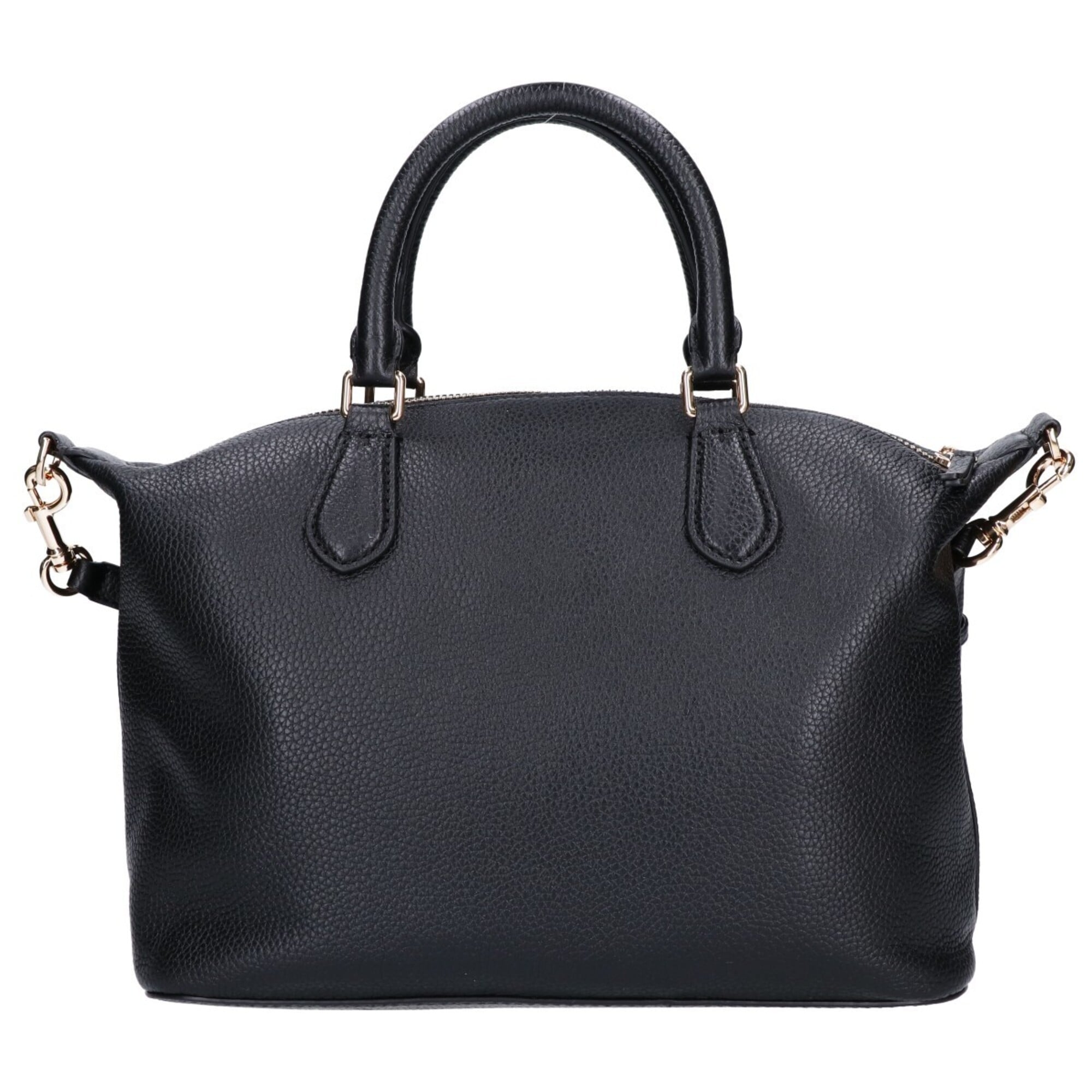Tory Burch Black Gold Leather Handbag (Pre-Owned)