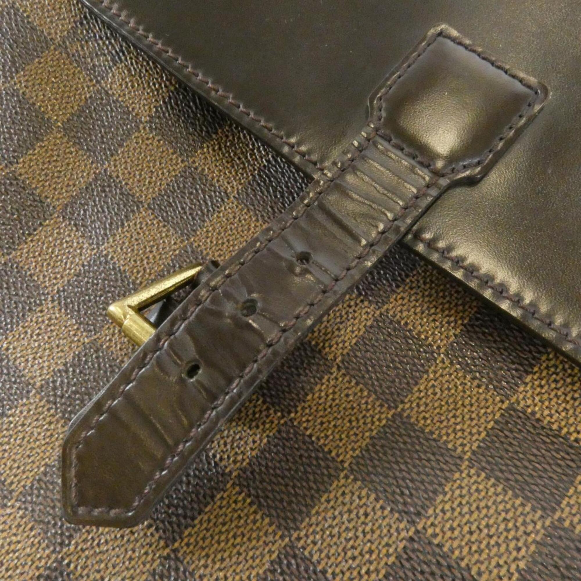 Louis Vuitton Brown Coated Canvas Backpack (Pre-Owned)